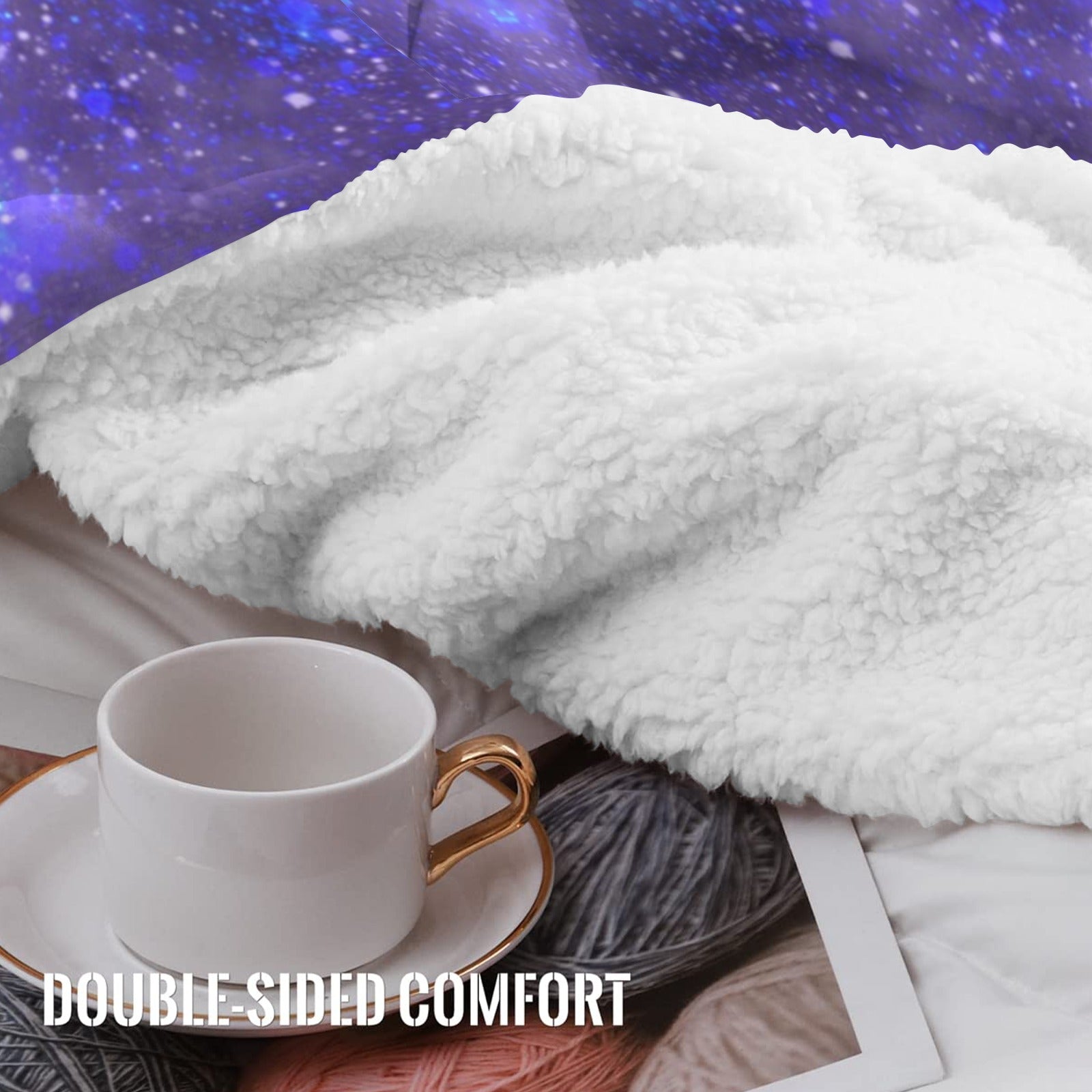 Katerina's Triple Goddess Magickal Desires Sherpa Fleece Blanket 30" x 40" | Ships from USA