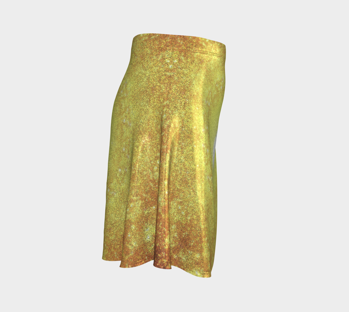 Katerina Autistic Golden Desires Flare Skirt