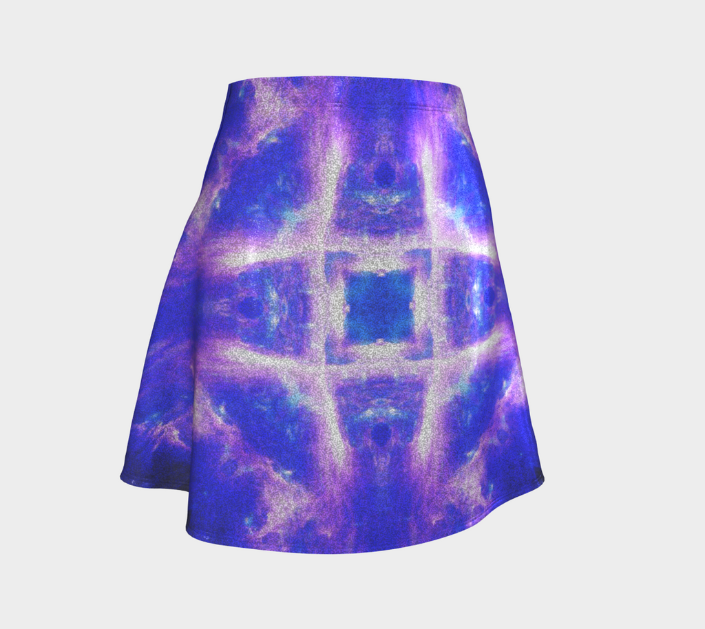 Katerina's Amethyst Sapphire Dreams Desires Flared Skirt
