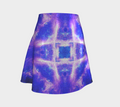 Katerina's Amethyst Sapphire Dreams Desires Flared Skirt