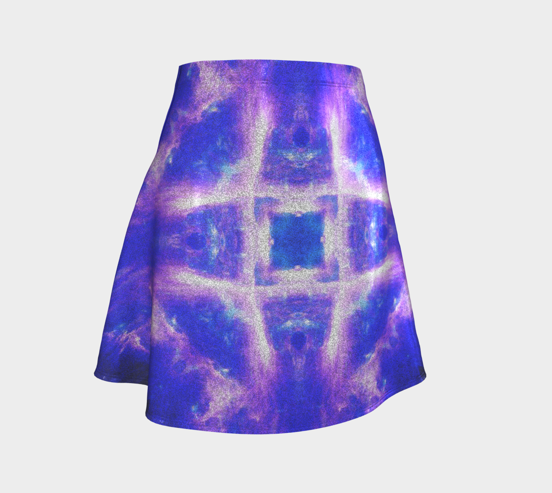 Katerina's Amethyst Sapphire Dreams Desires Flared Skirt