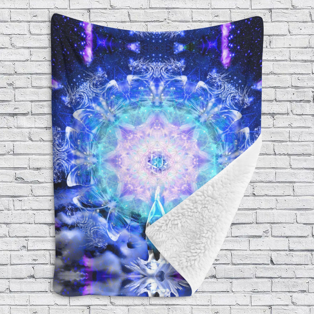 Amen Jin's Katerina's Eros & Psyche Metamorphosis Meditations Sherpa Fleece Blanket 60" x 80" | Ships from USA