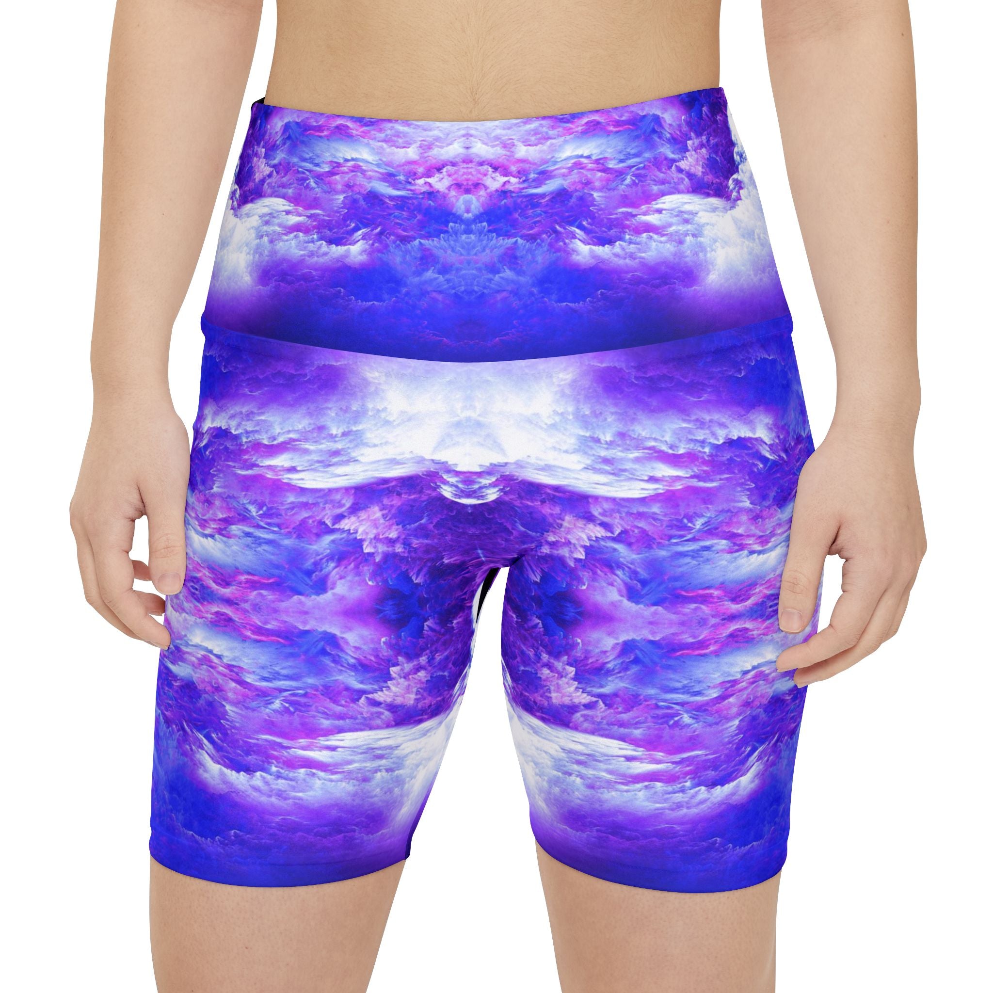 Katerina's Periwinkle Desires Women's Workout Shorts