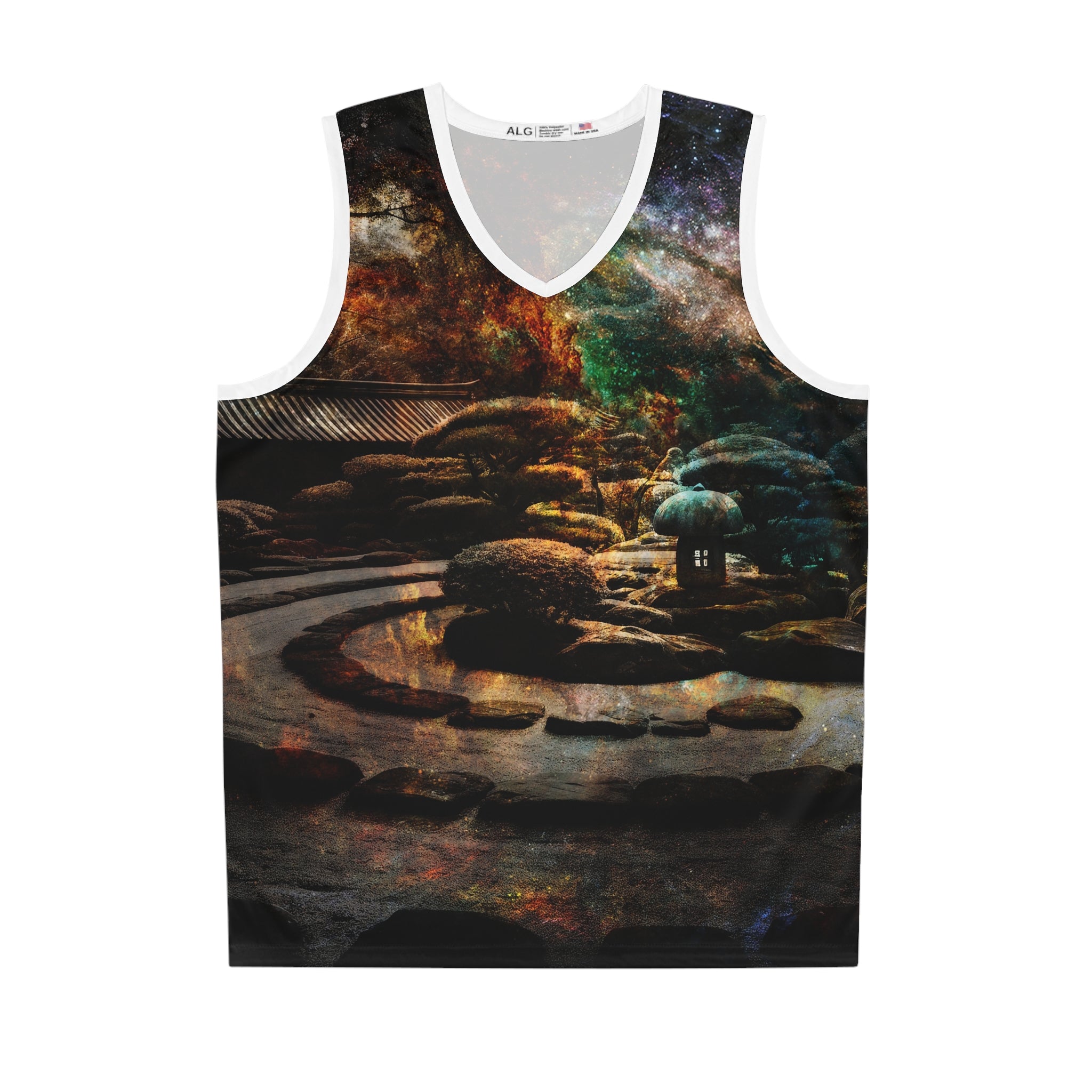 Breathe Again Tranquil Garden Dreams Basketball Jersey