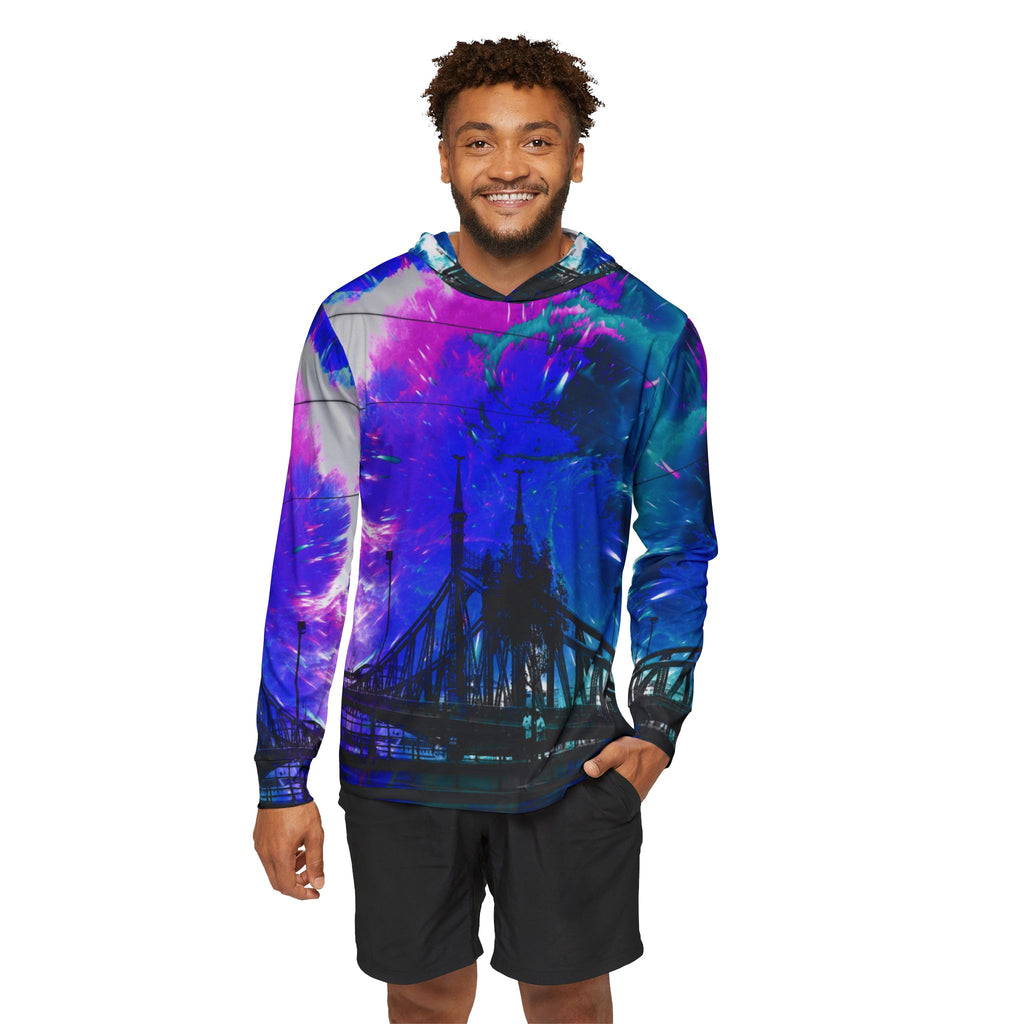 Creation's Liberty Bridge Desires Men's Sports Warmup Hoodie