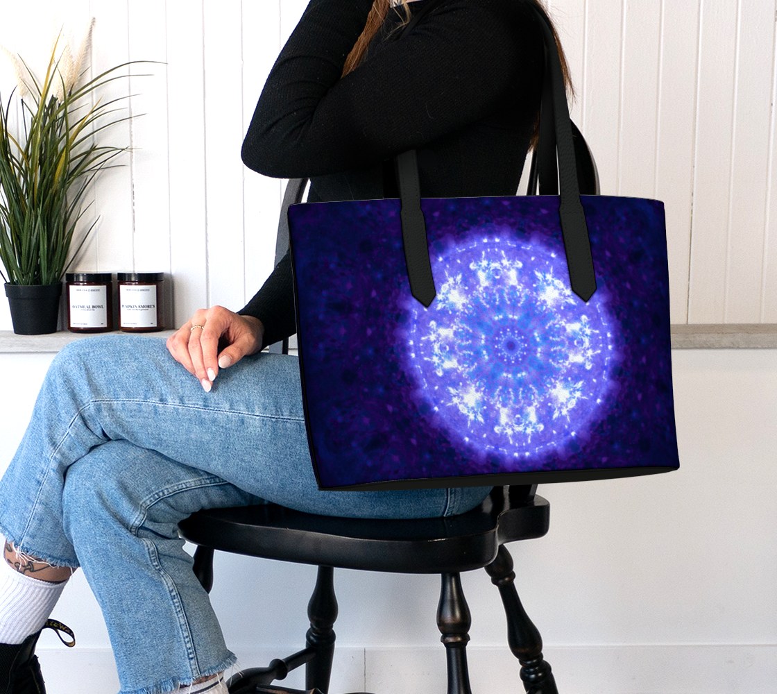 Katerina's Meditation Desires Vegan Leather Tote Bag
