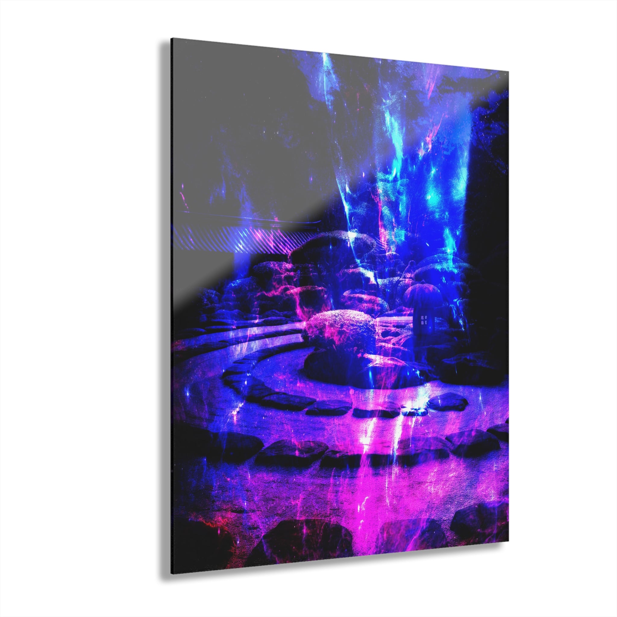 Amethyst Tranquil Garden Dreams Acrylic Prints (French Cleat Hanging)