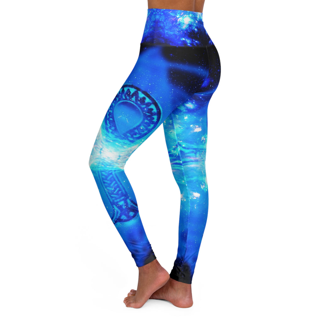 Amen Jin's Desires Ankh Dreams High Waisted Yoga Leggings