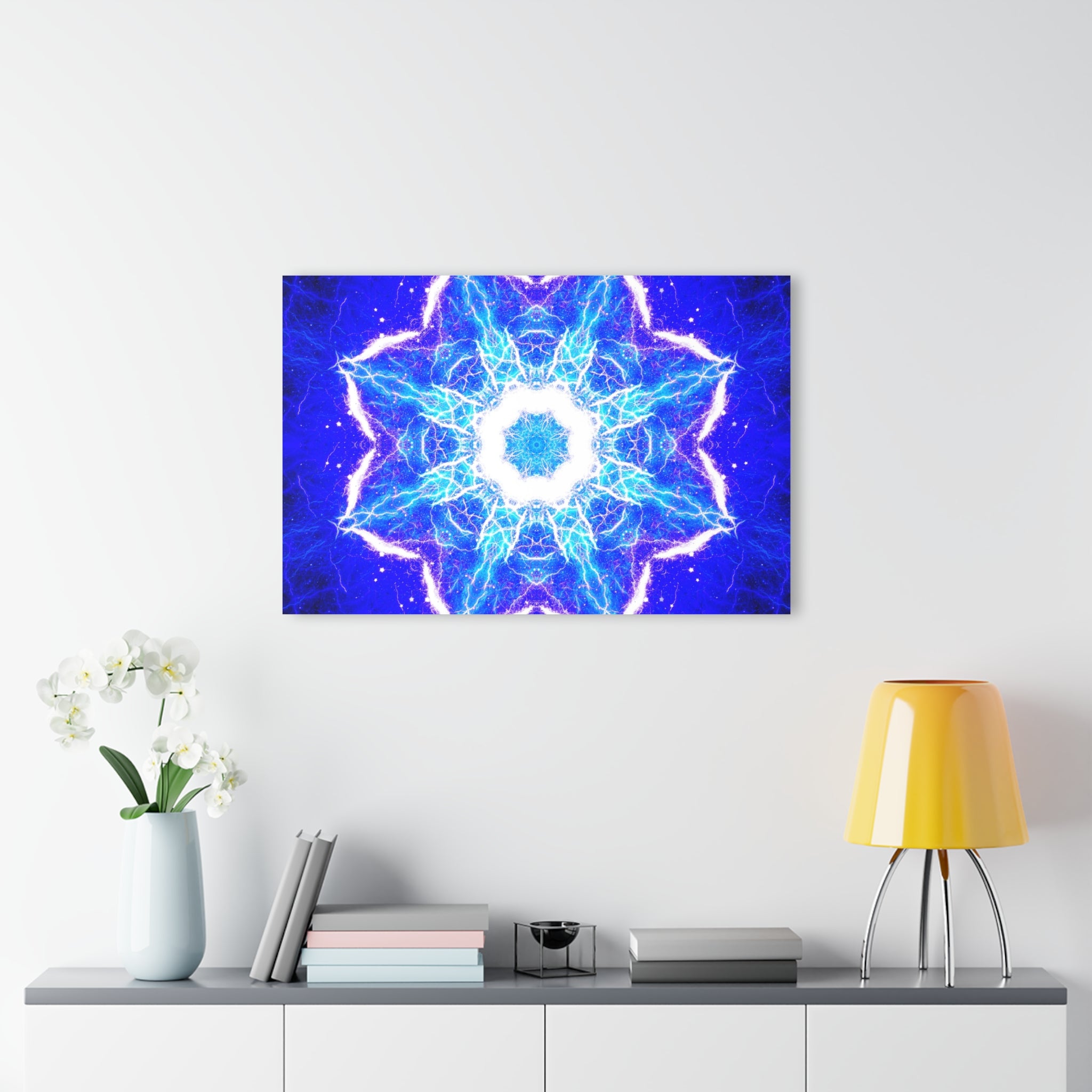 Katerina's Mandala of Dragon Fire Desires (French Cleat Hanging)