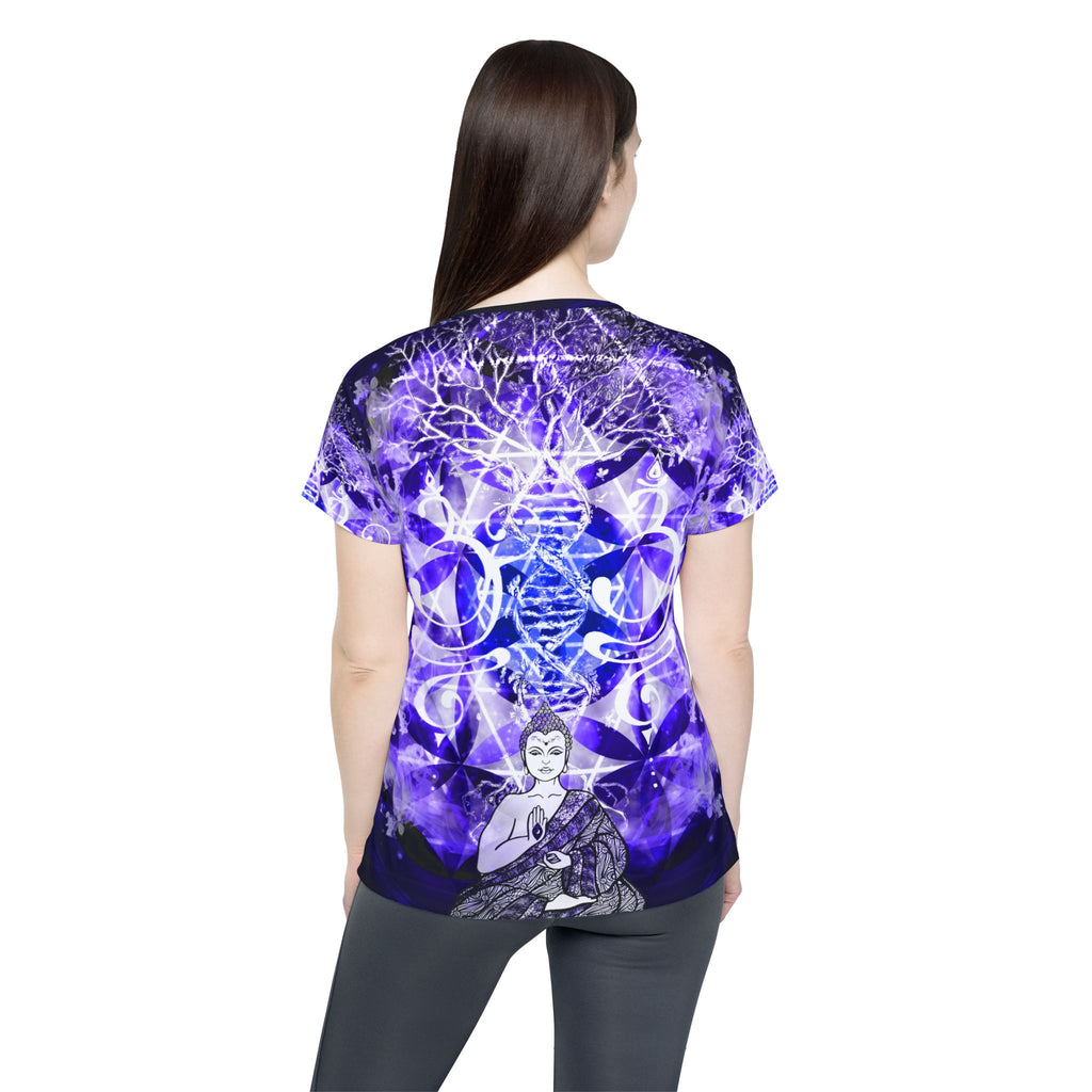Katerina's We Will Go Home Buddha Meditations Women's Sports Jersey