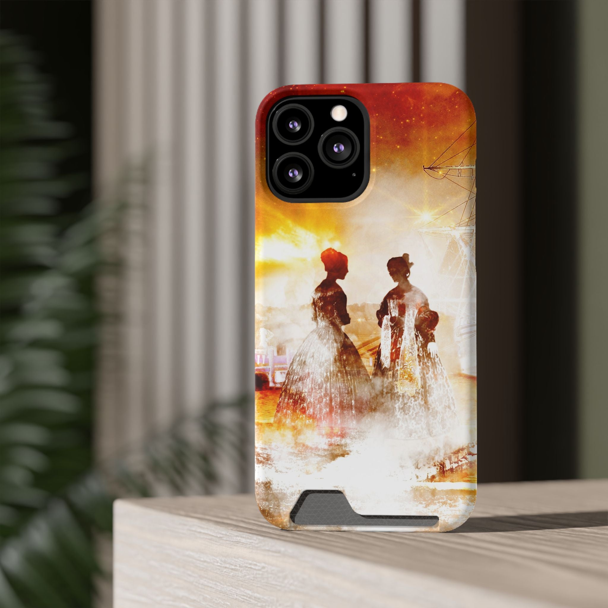 Samhain Eve Salem Harbor Dreams Phone Case With Card Holder