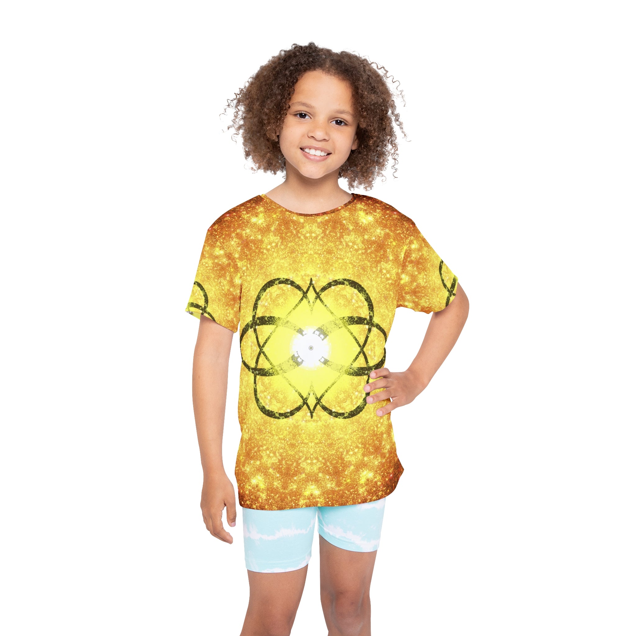 Katerina's Autistic Gold Infinity Desires 2024 Kids Sports Jersey