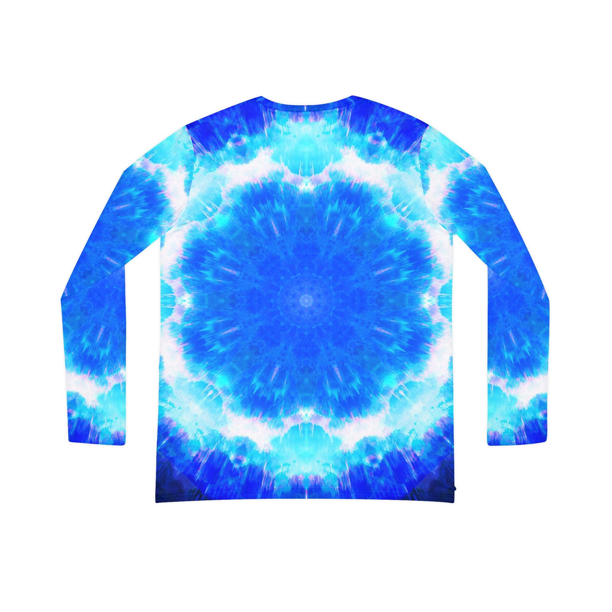 Amen Jin's Blue Sun Desires Long Sleeve V-neck Shirt