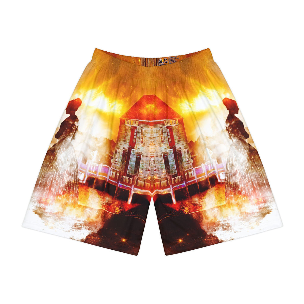 Samhain Eve Salem Harbor Dreams Men’s Sports Shorts