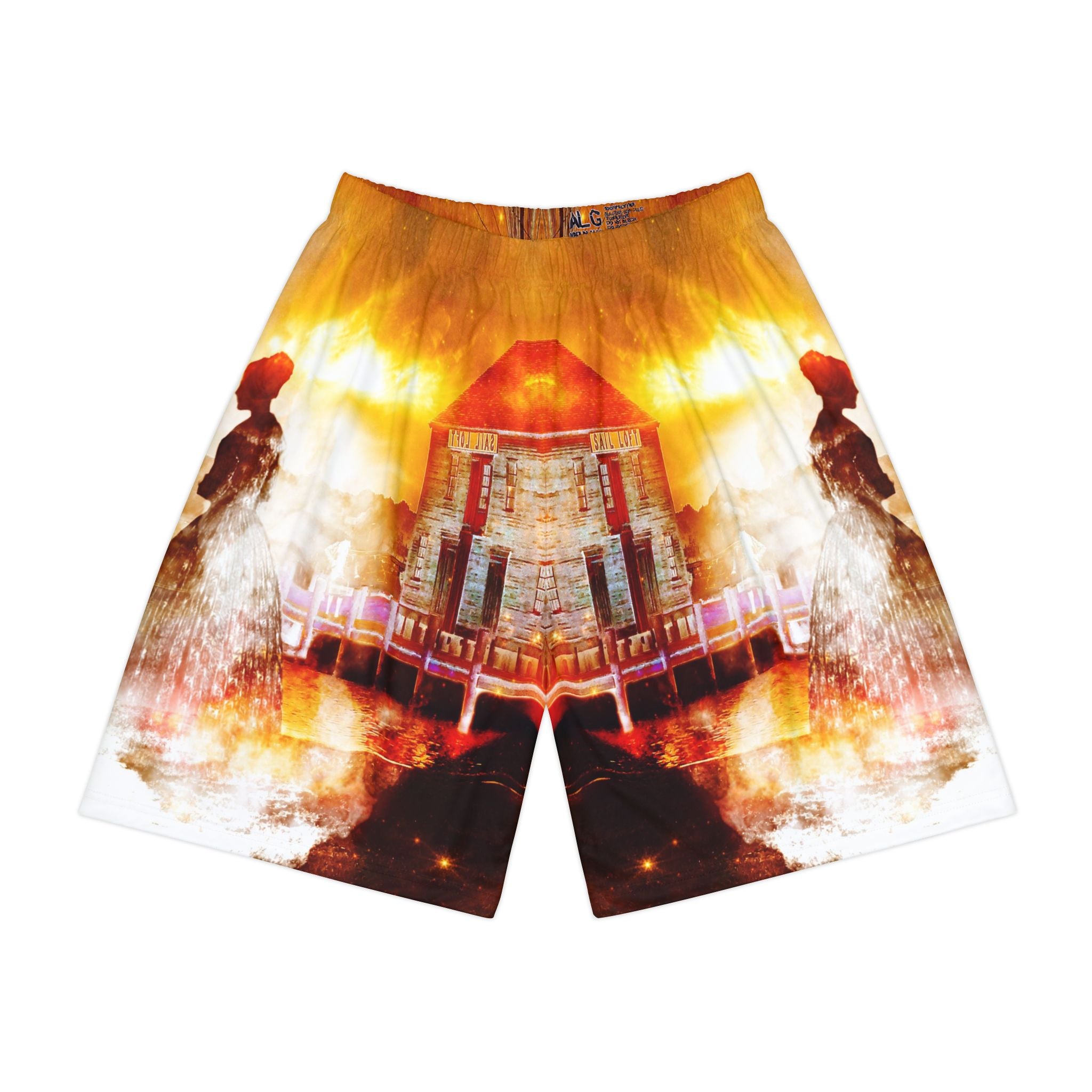 Samhain Eve Salem Harbor Dreams Men’s Sports Shorts