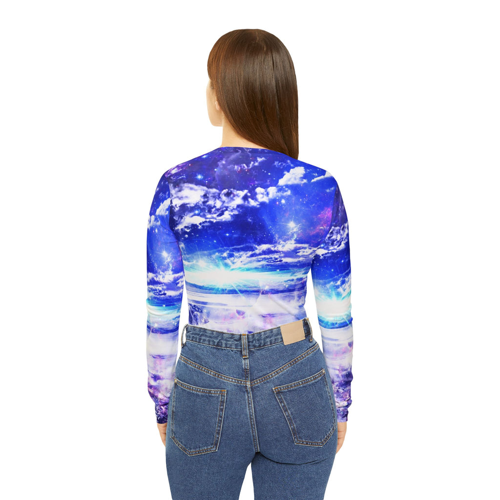 Iridescent DancingSea Dreams Women's Long Sleeved Shirt