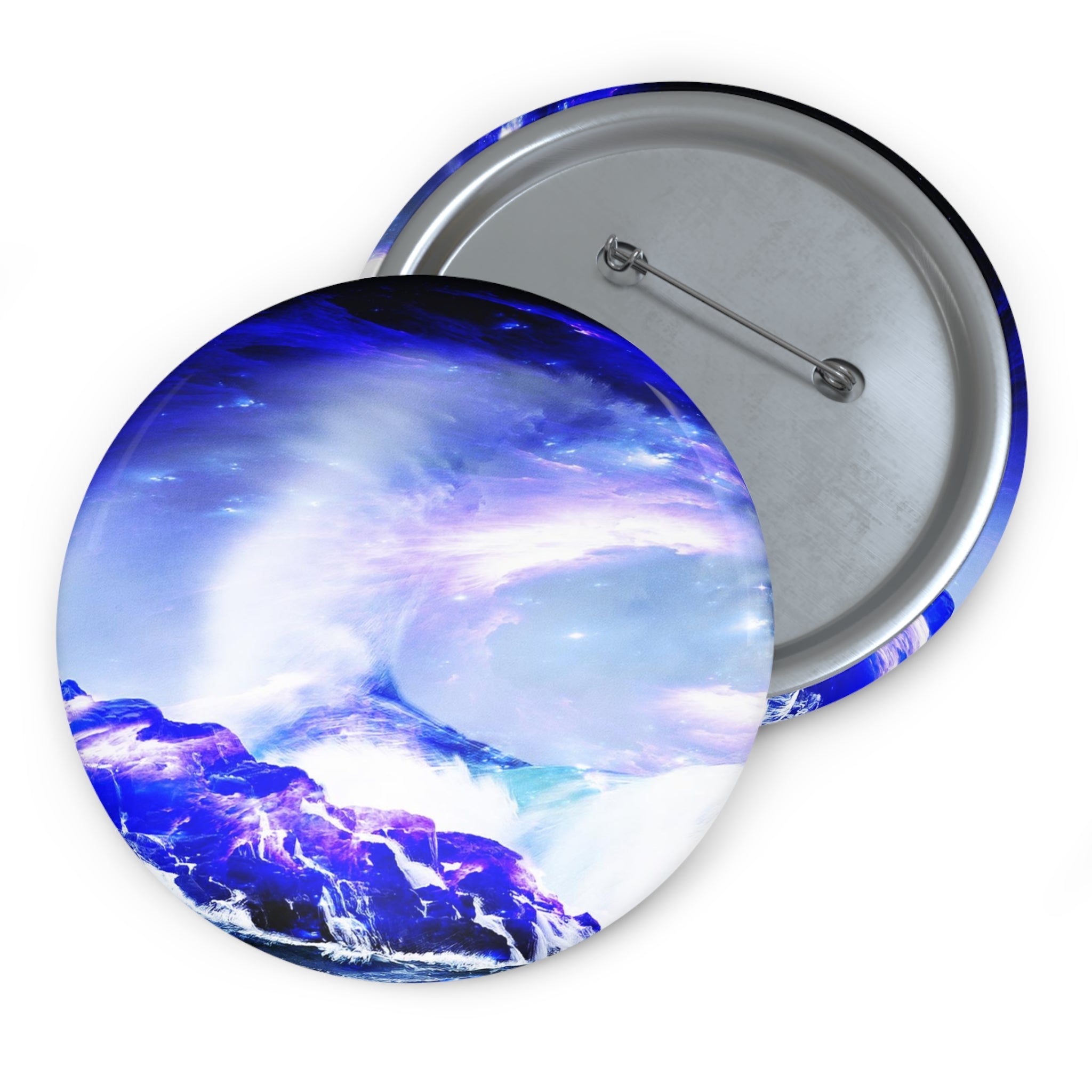 Ametyst Sapphire Serenity Bay Dreams Pin Buttons