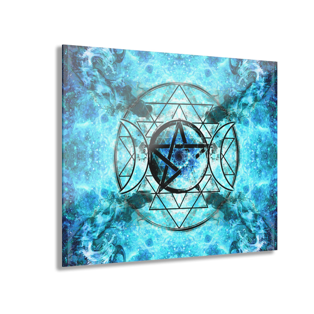Amen Jin's All the White Horses Triple Goddess Meditations Acrylic (French Cleat)