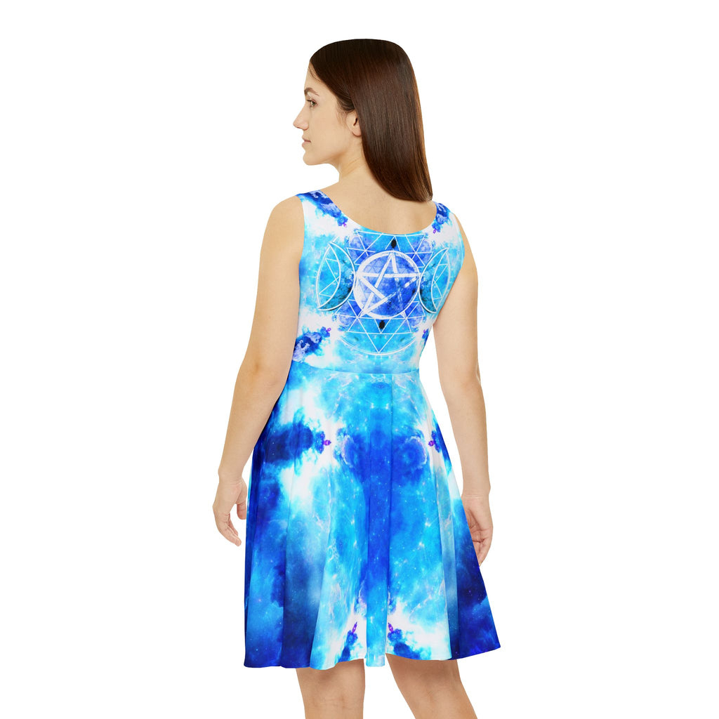 Amen Jin's Mandala of Dragon Fire Triple Goddess Meditations W Skater Dress