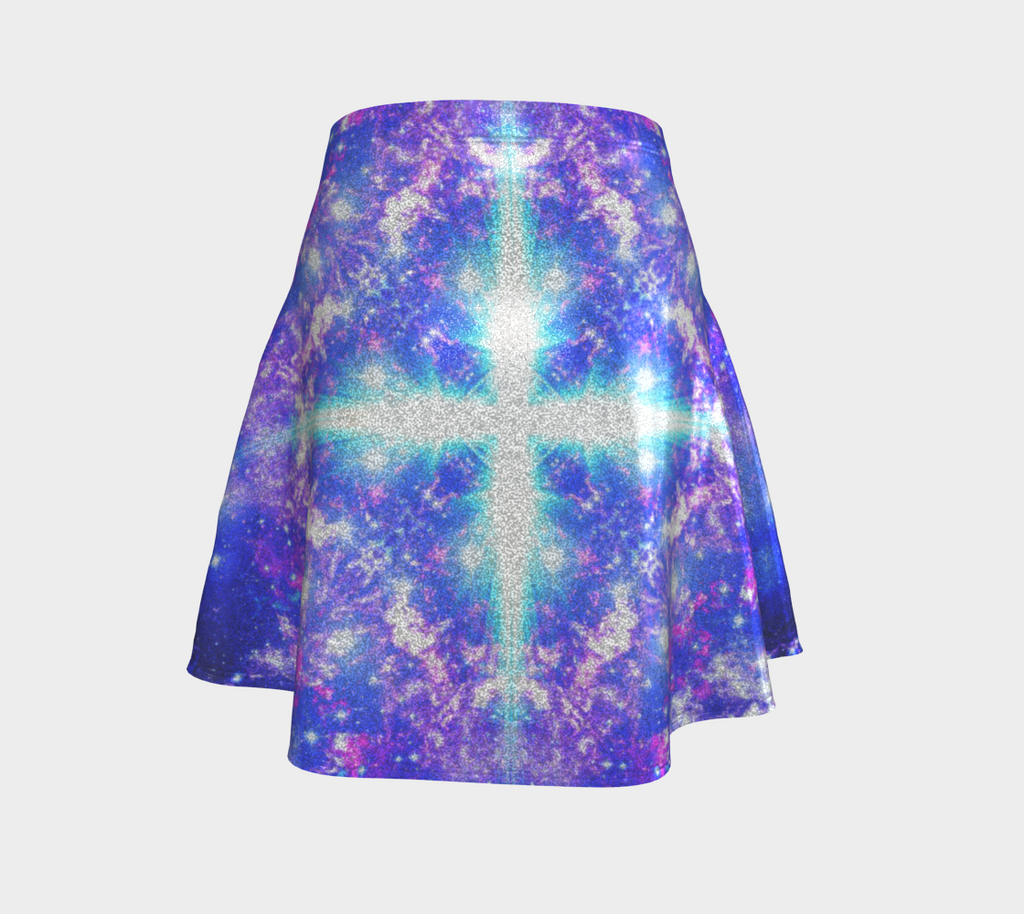 Amen Jin's Iridescent Desires Flared Skirt