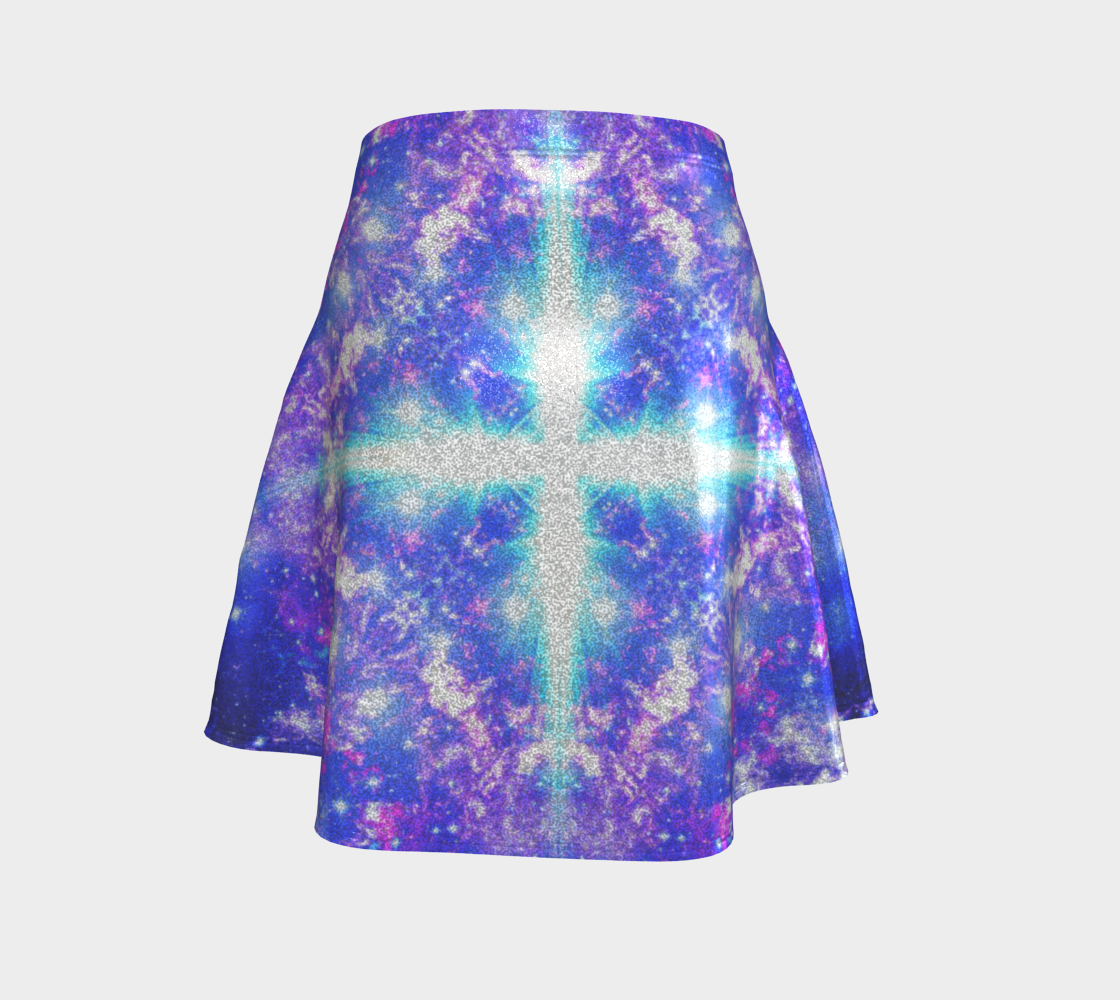 Amen Jin's Iridescent Desires Flared Skirt