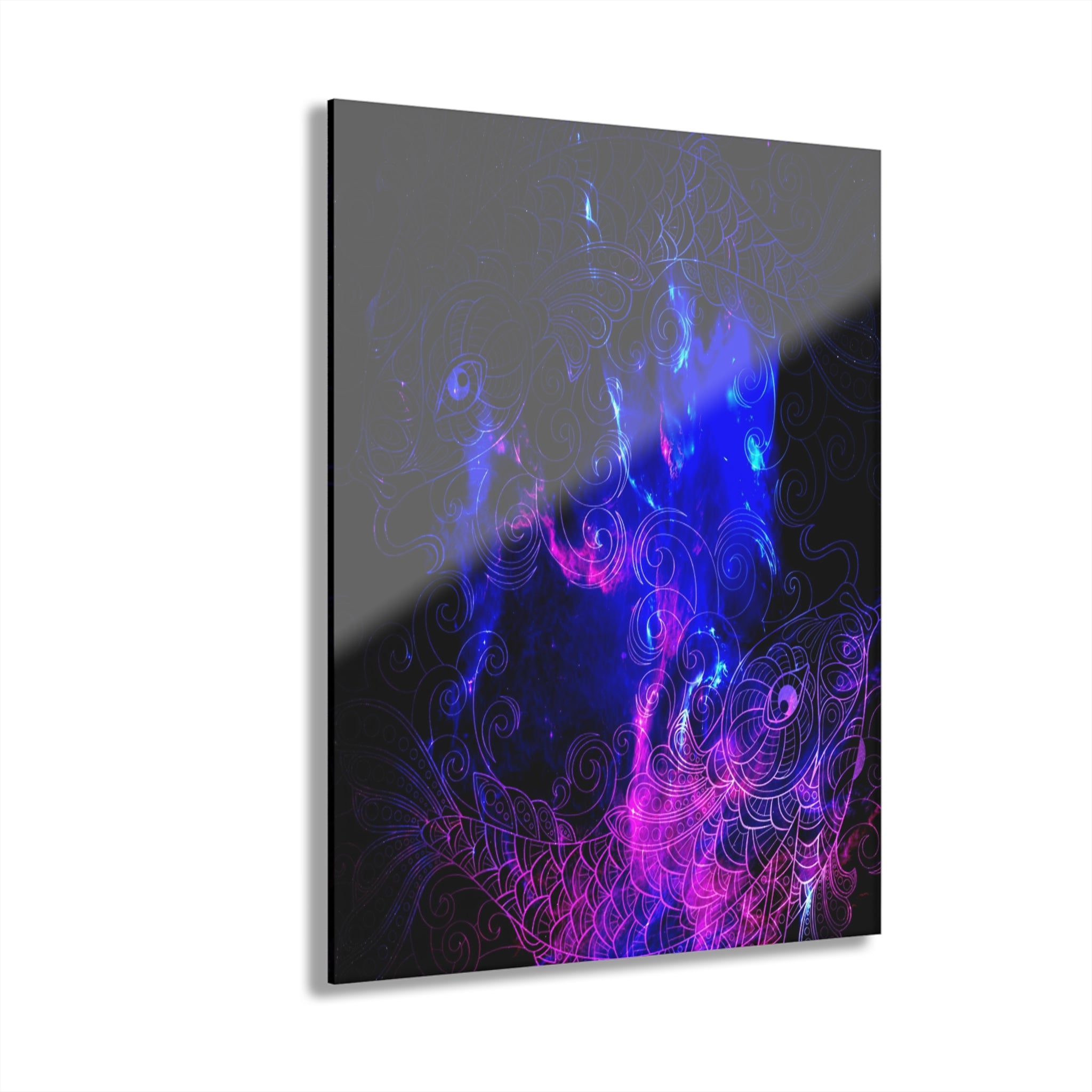 Amethyst Koi Dreams Acrylic Prints (French Cleat Hanging)