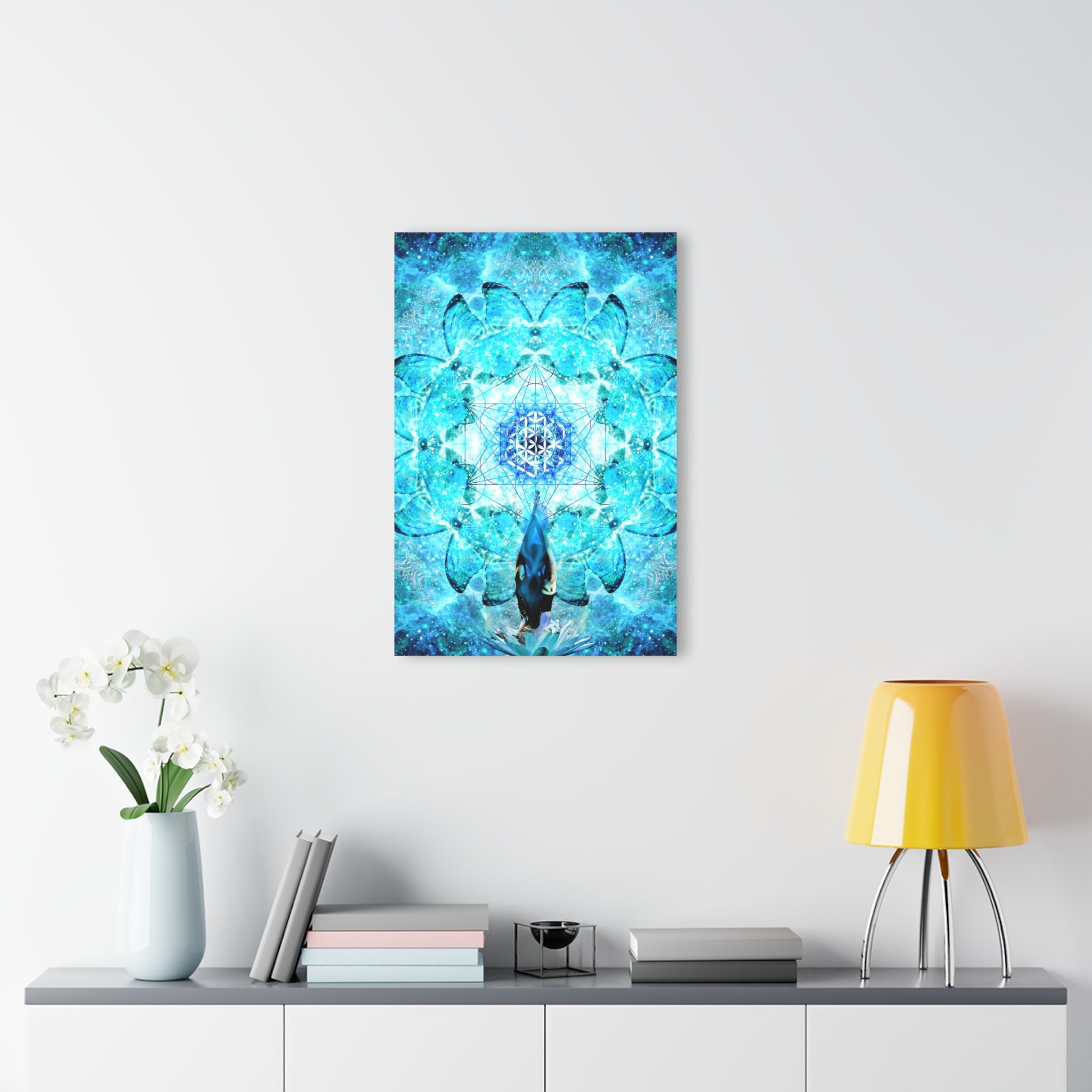 Amen Jin's all the White Horses Desires Metamorphosis Meditations (French Cleat Hanging)
