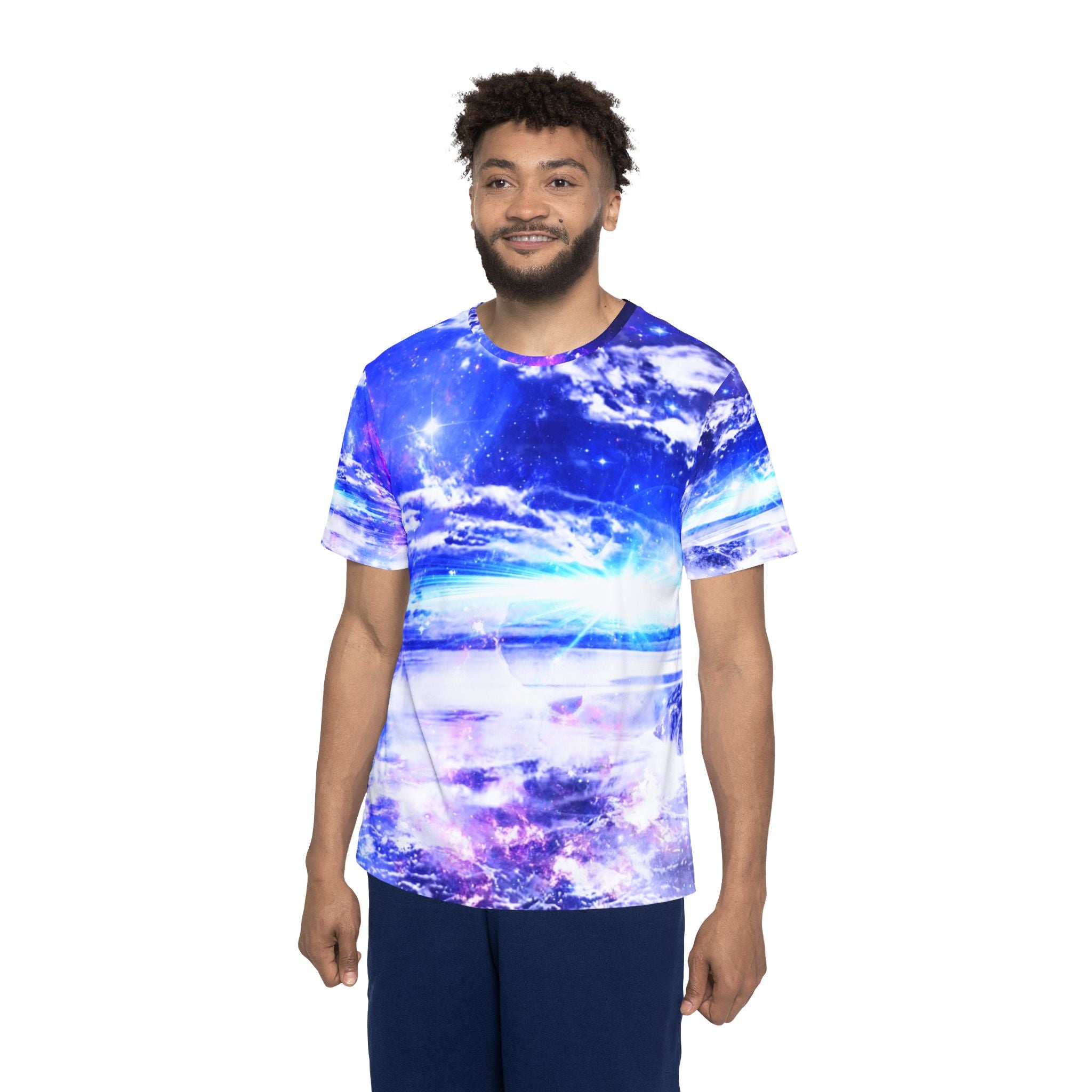 Iridescent Balinese Dreams Men's Sports Jersey