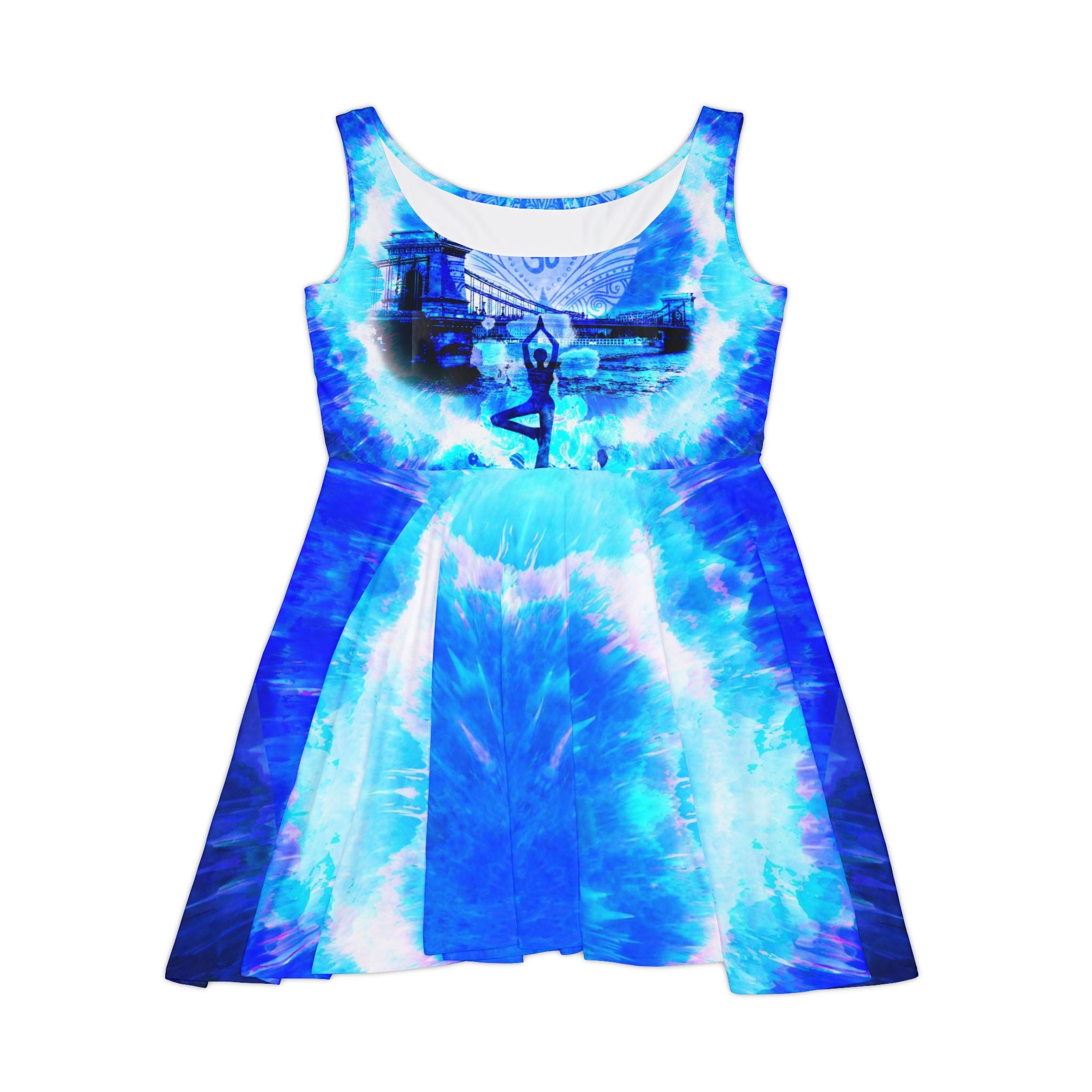 Amen Jin's Blue Sun Budapest Meditations Women's Skater Dress