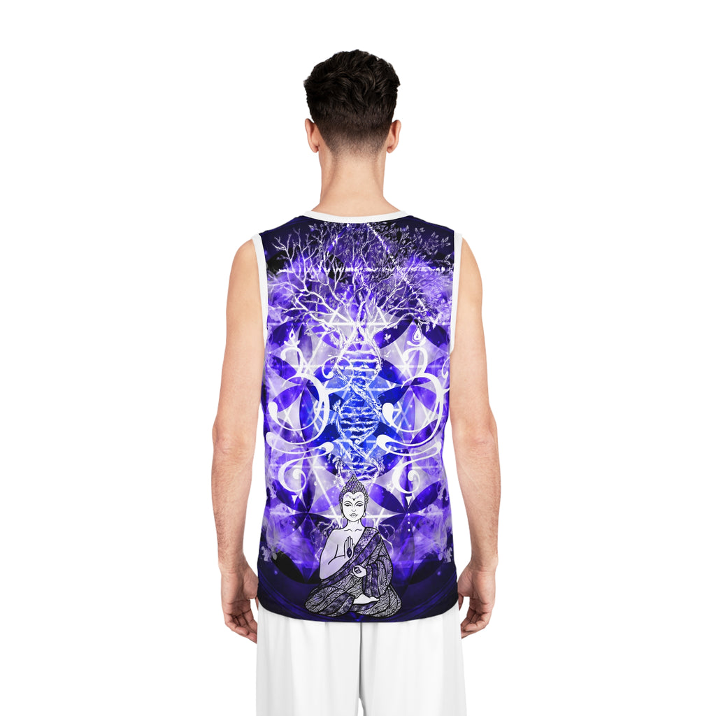 Katerina's We Will Go Home Buddha Meditations Basketball Jersey
