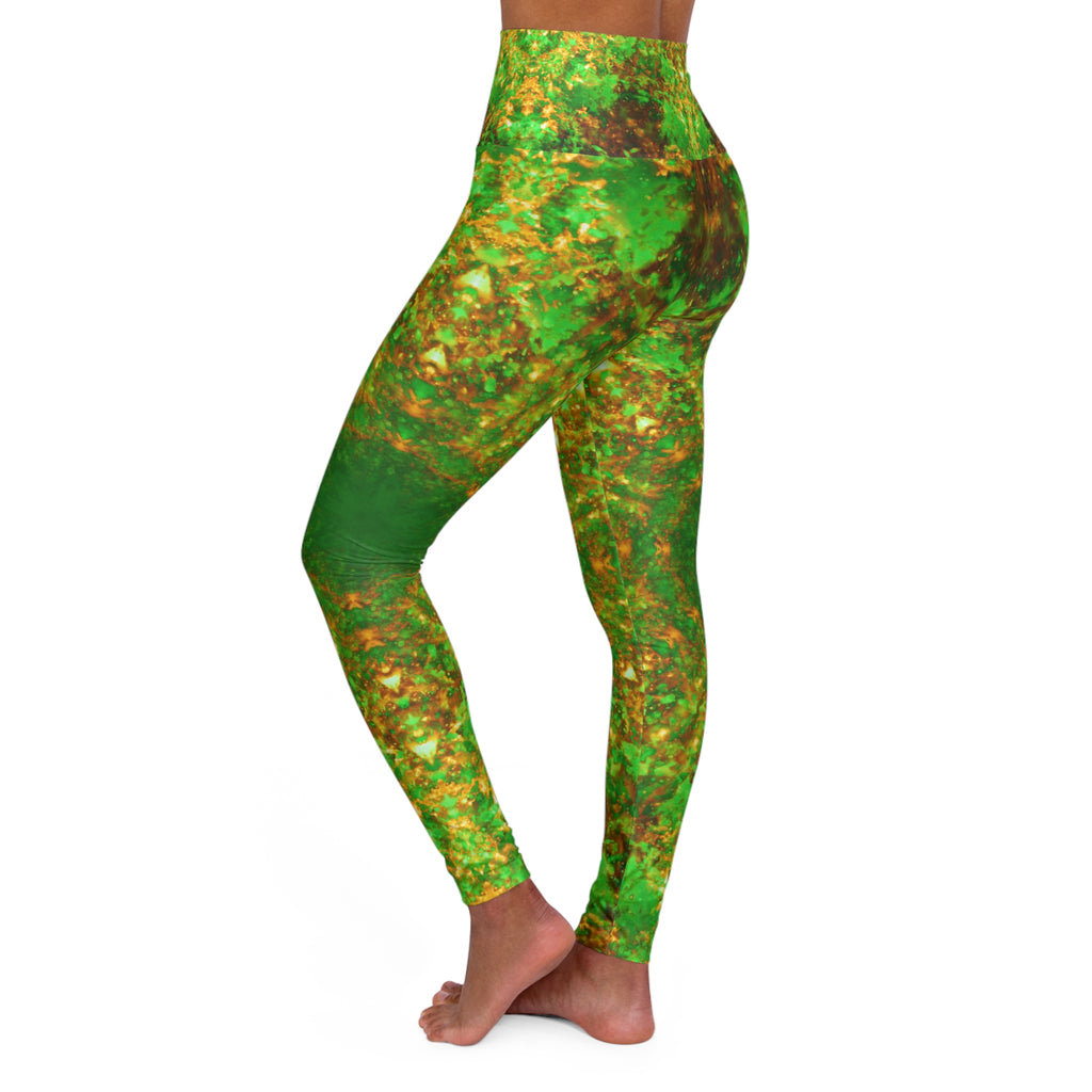 Katerina's Yule Lighted String Desires High Waisted Yoga Leggings