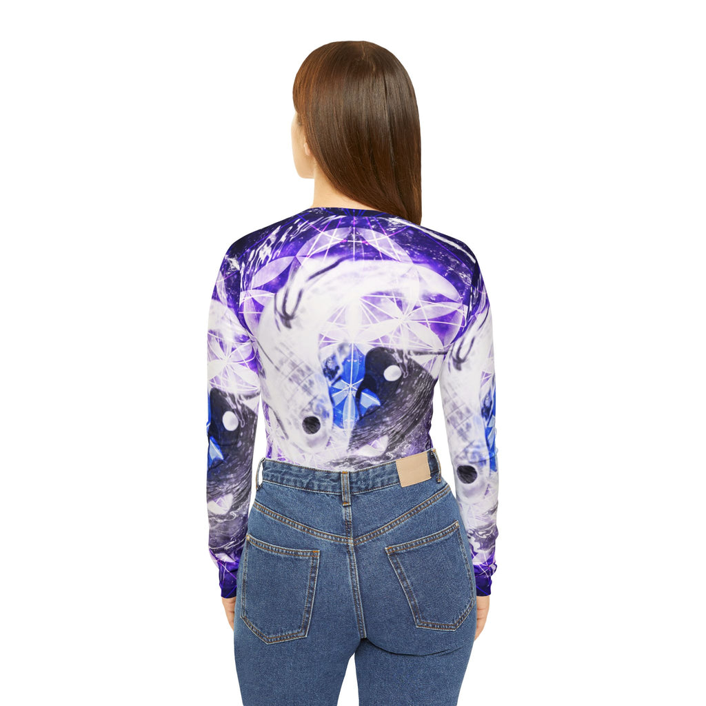 Katerina's We Will Go Home Koi Meditations Women's Long Sleeve V-neck Shirt