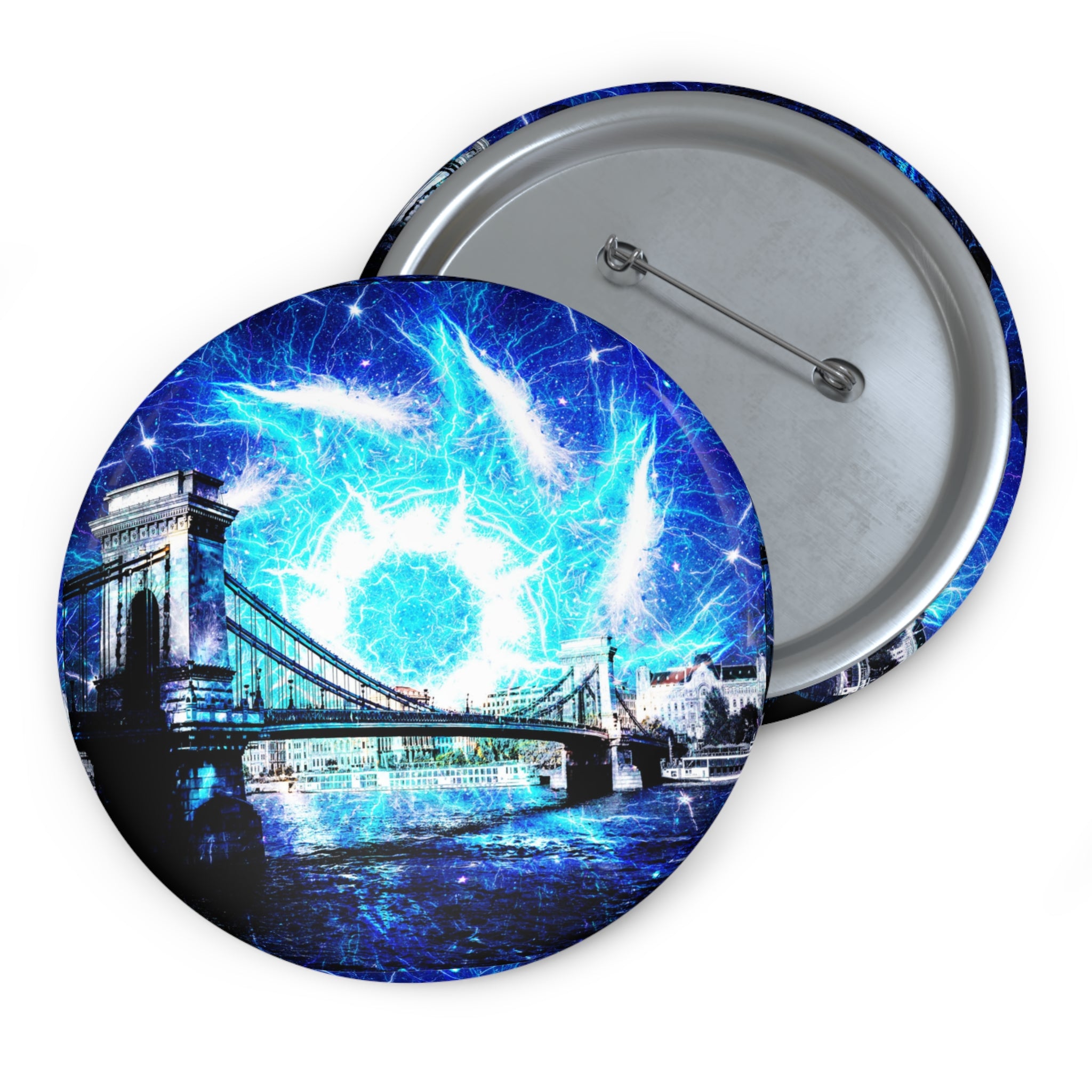 Katerina's Mandala of Dragon Fires Desires Budapest Dreams Pin Buttons