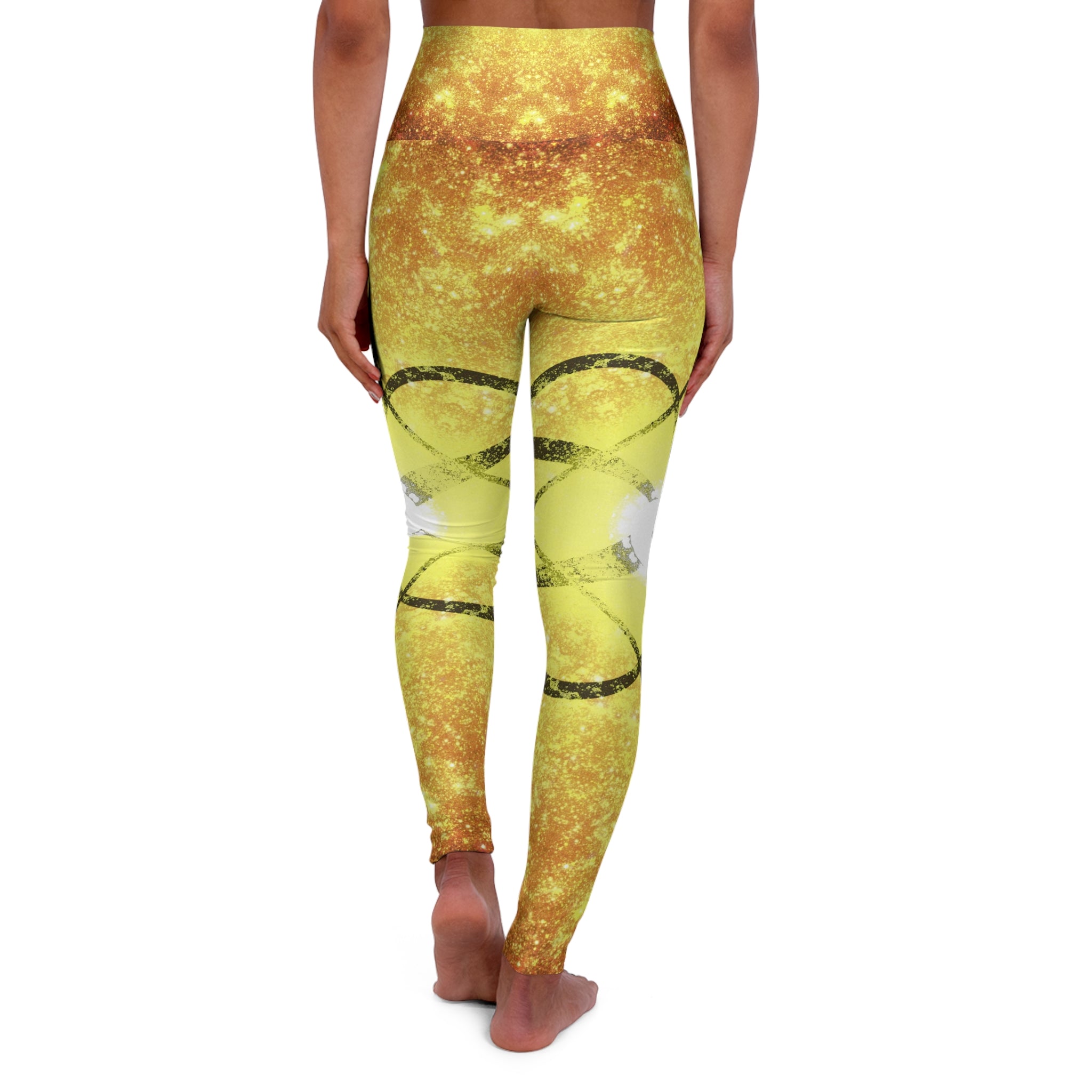Katerina's Autistic Gold Infinity Desires 2024 High Waisted Yoga Leggings