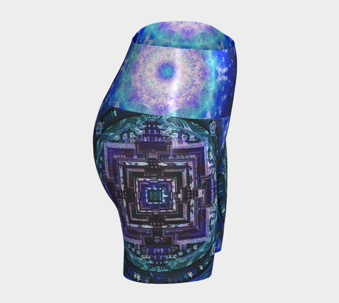 Amen Jin's Katerina's Eros & Psyche Desires Wheel of Time Meditations Yoga Shorts