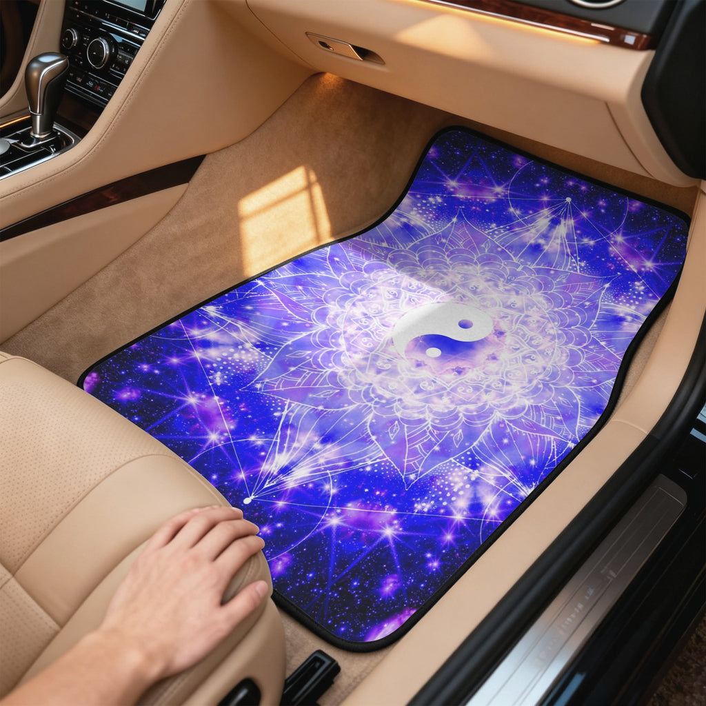 Katerina's Psyche Yin Yang Meditations 4-Piece Car Floor Mats （Customized Separately）| Ships from USA