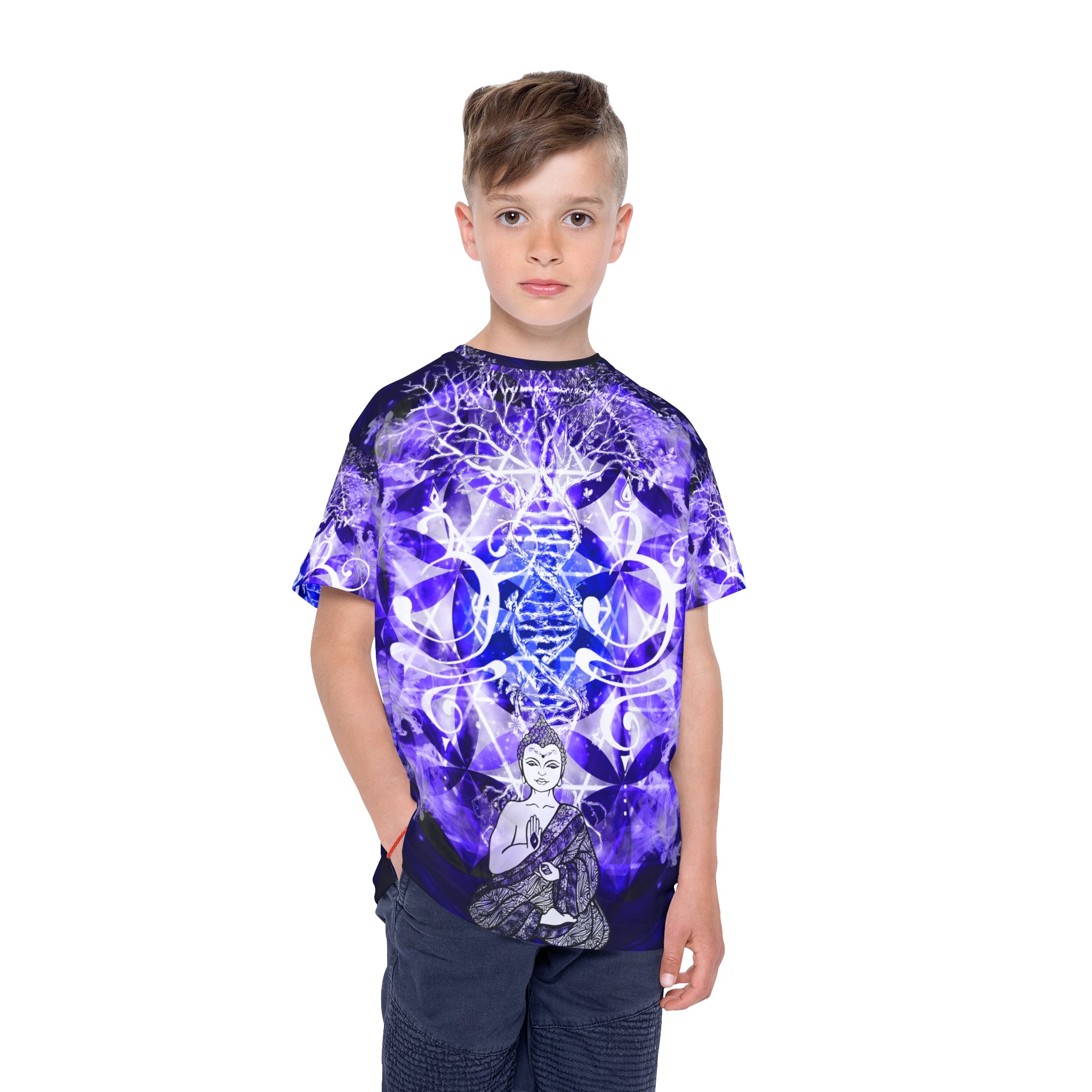Katerina's We Will Go Home Buddha Meditations Kids Sports Jersey
