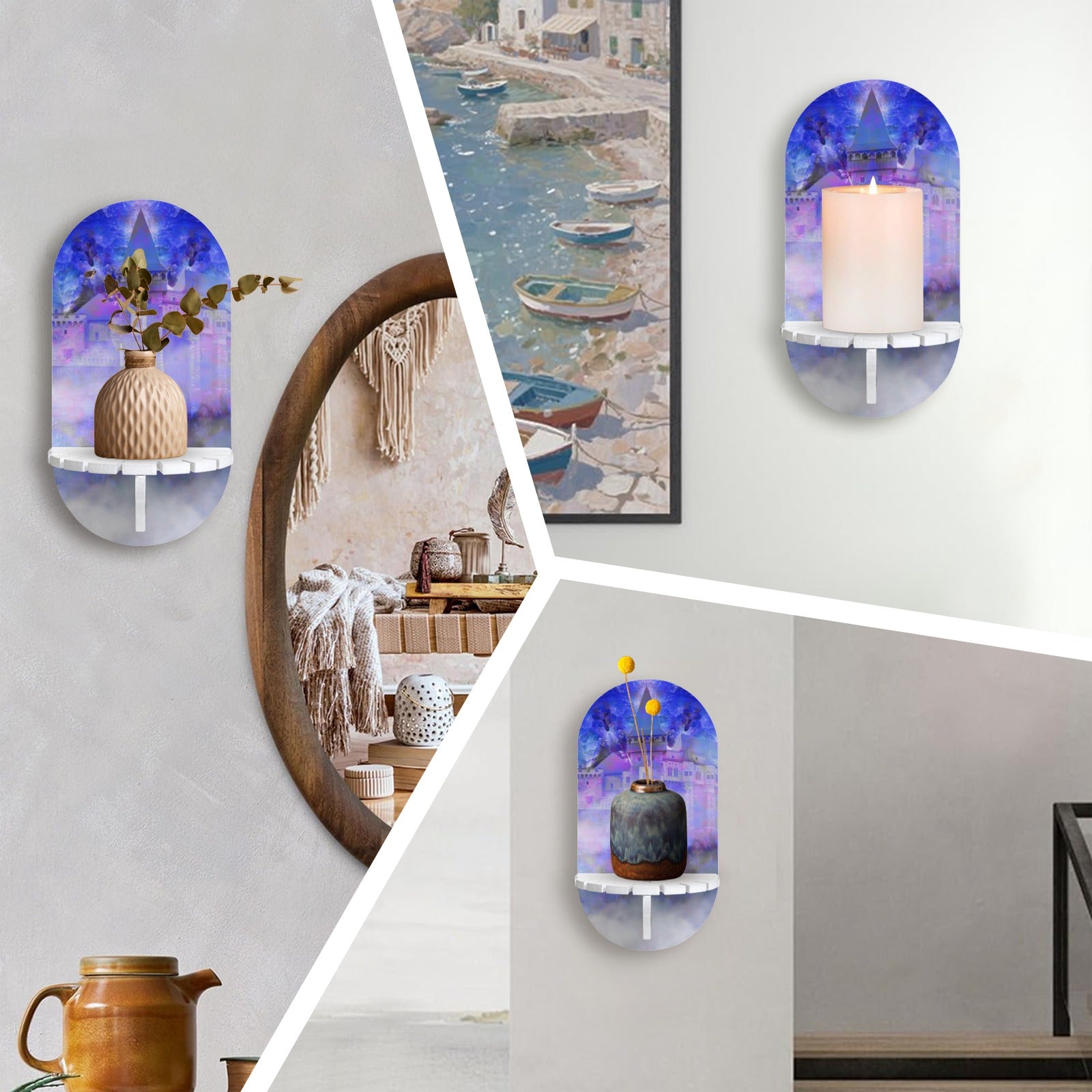 Katerina's I Will Come Again Translyvanian Desires Wall Mounted Candle Holder | Ships from USA