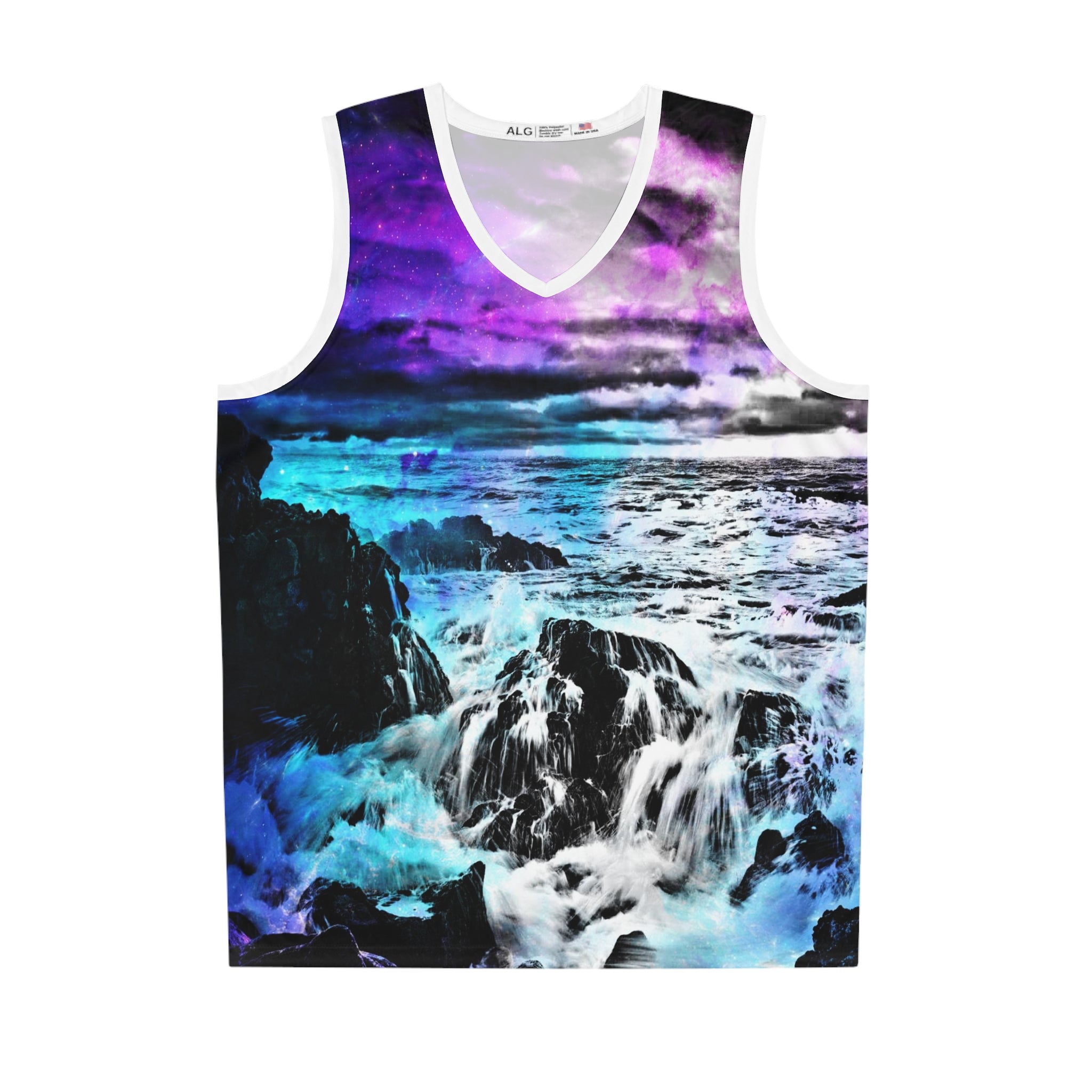 Creation's Heaven Cosmic Falls Dreams Basketball Jersey