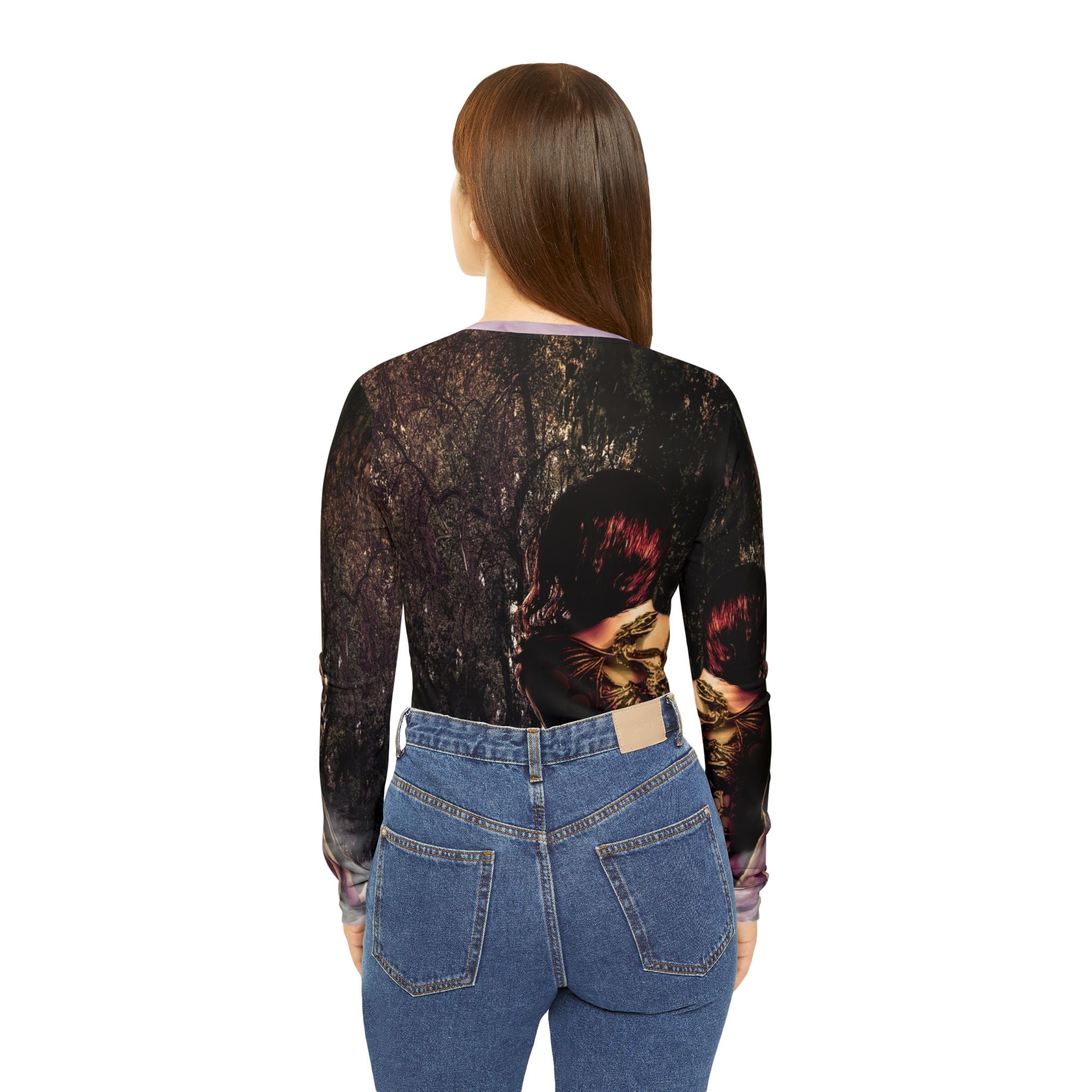 Samhain Eve Dreams Women's Long Sleeve V-neck Shirt