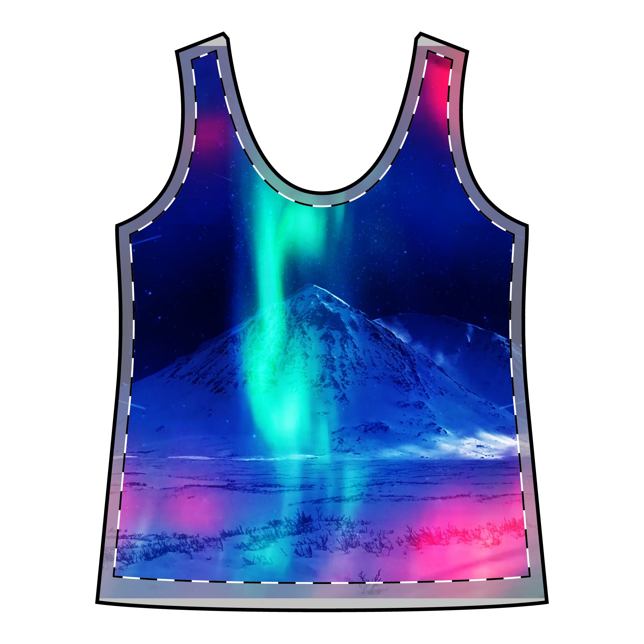 Lighted String Matanuska Dreams Women's Sporty Racerback Tank