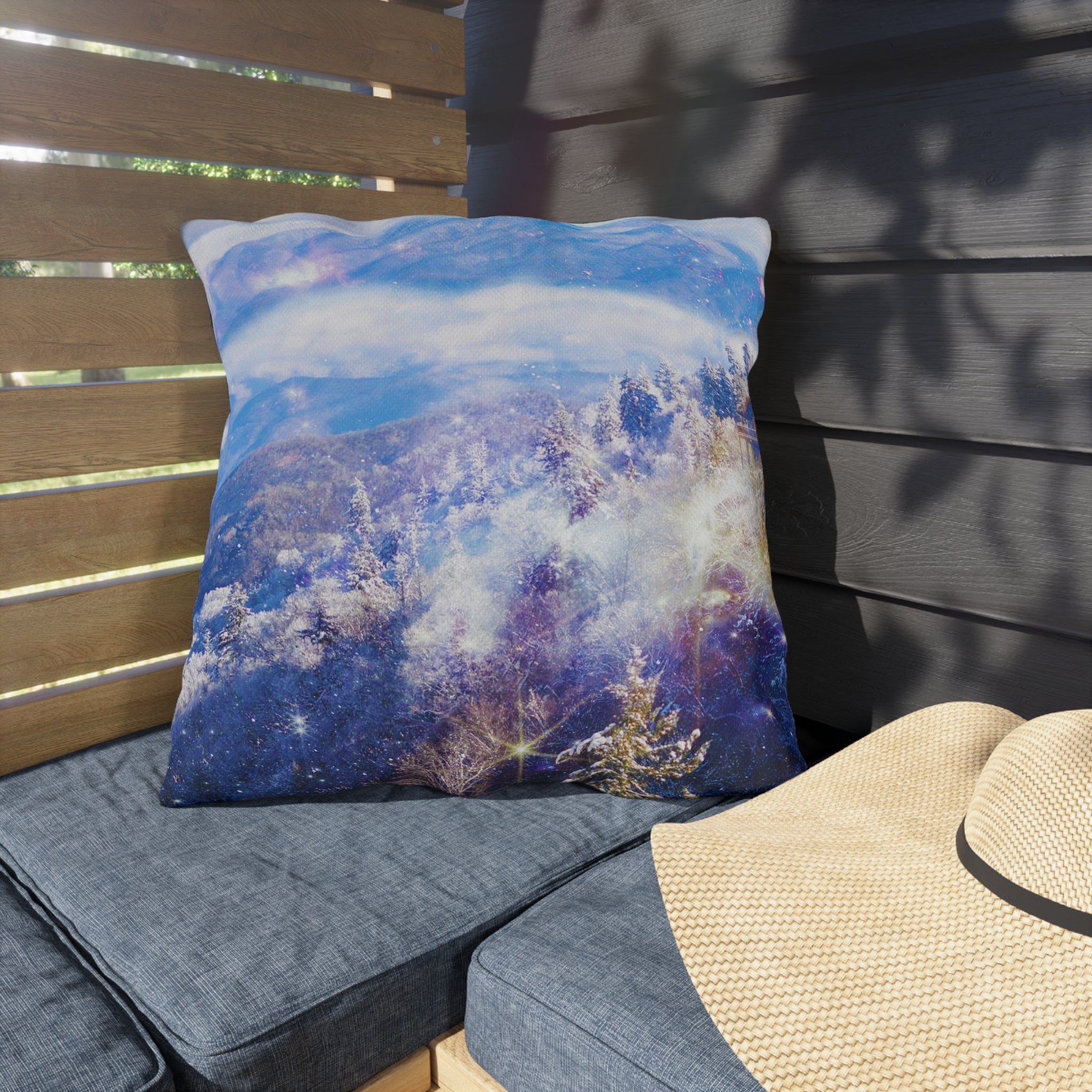 Katerina's Light a Way Smoky Mountain Dreams Outdoor Pillows