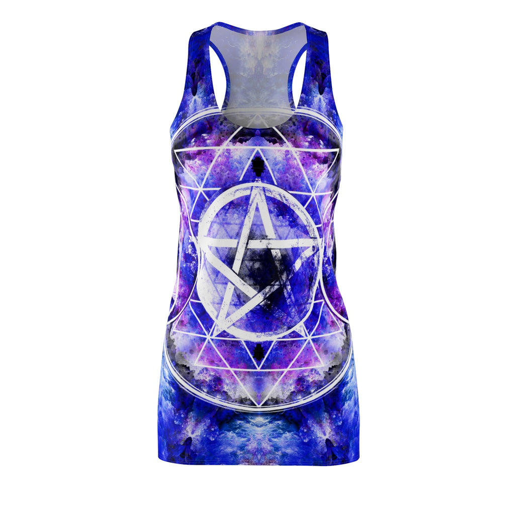 Katerina's I Will Come Again Triple Goddess Meditations Women's Racerback Dress