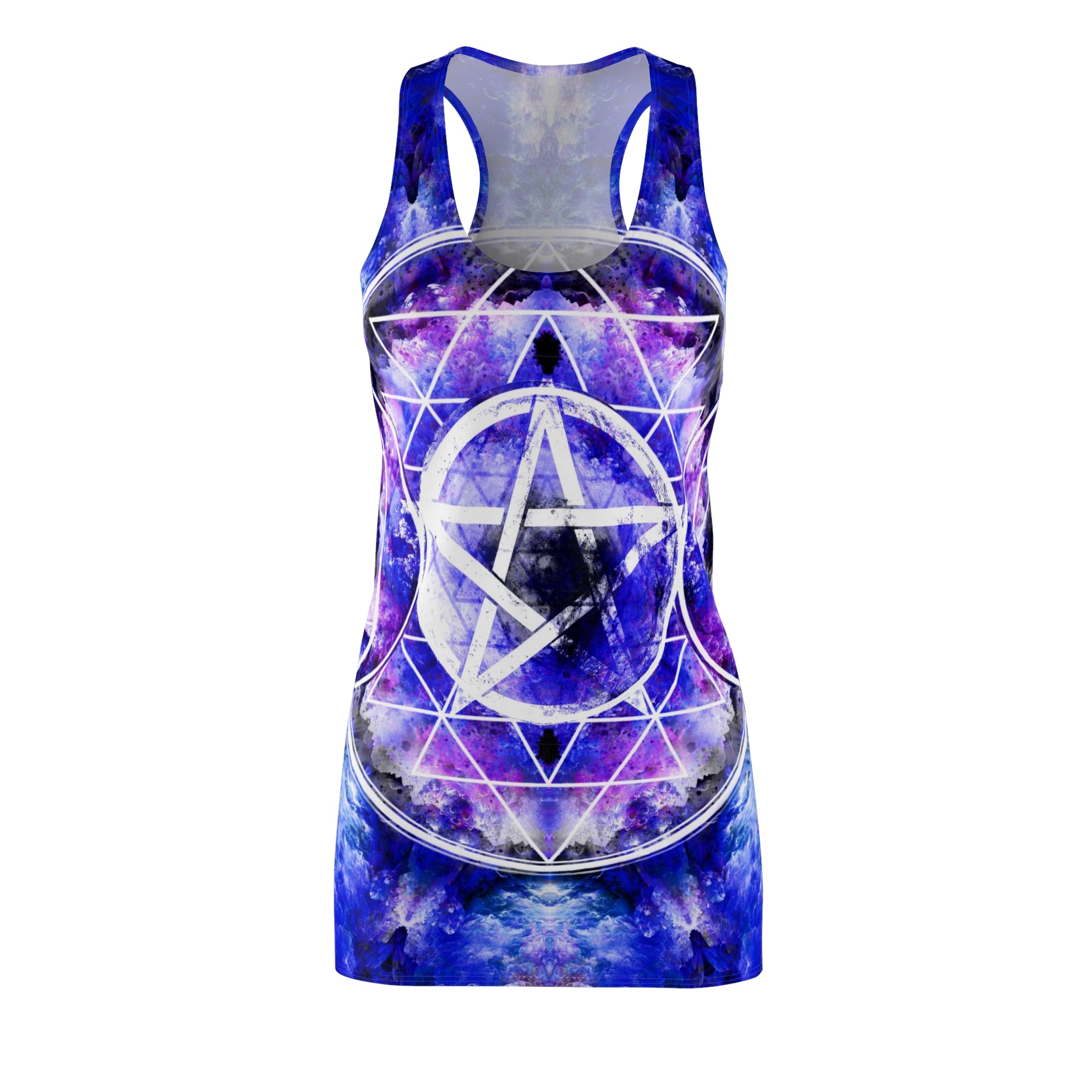 Katerina's I Will Come Again Triple Goddess Meditations Women's Racerback Dress