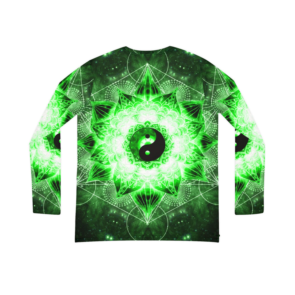Anahata Yin Yang Meditations Long Sleeve V-neck Shirt