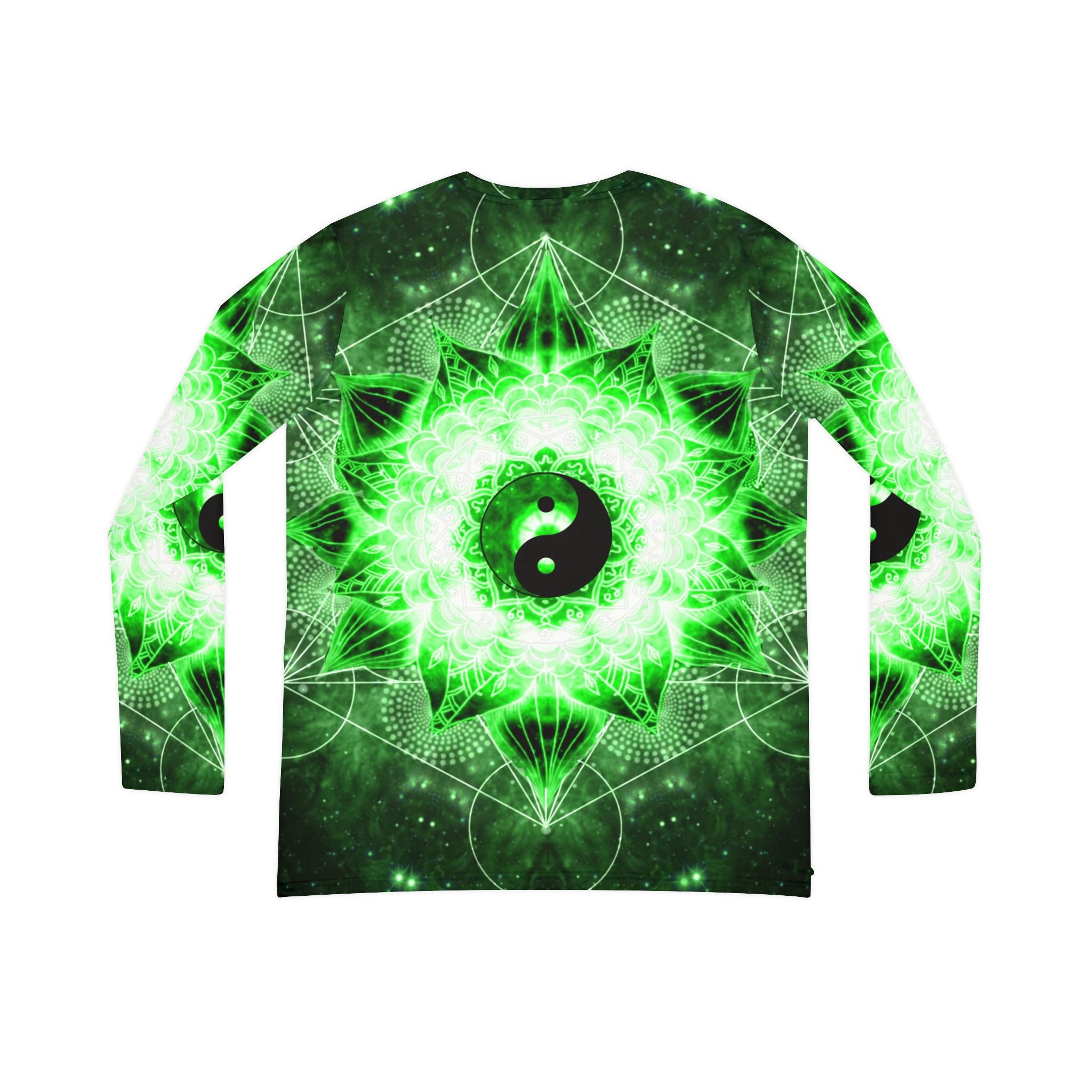 Anahata Yin Yang Meditations Long Sleeve V-neck Shirt