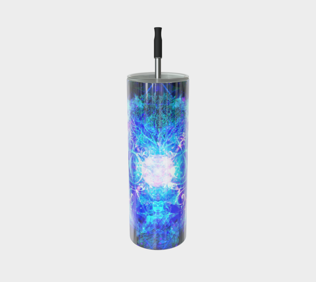 Amen Jin's Memories of Yesterday Buddha Meditations Stainless Steel Tumbler