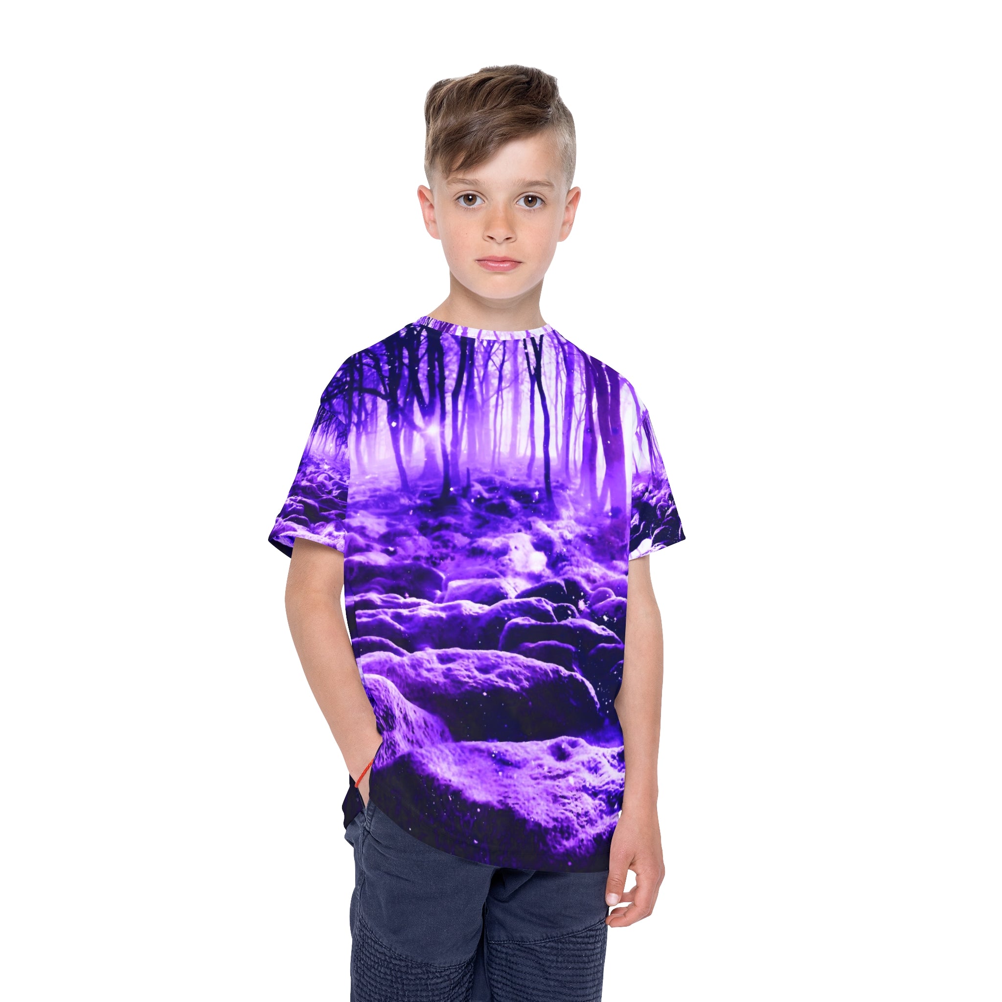 Clearing in the Forest Dreams Kids Sports Jersey