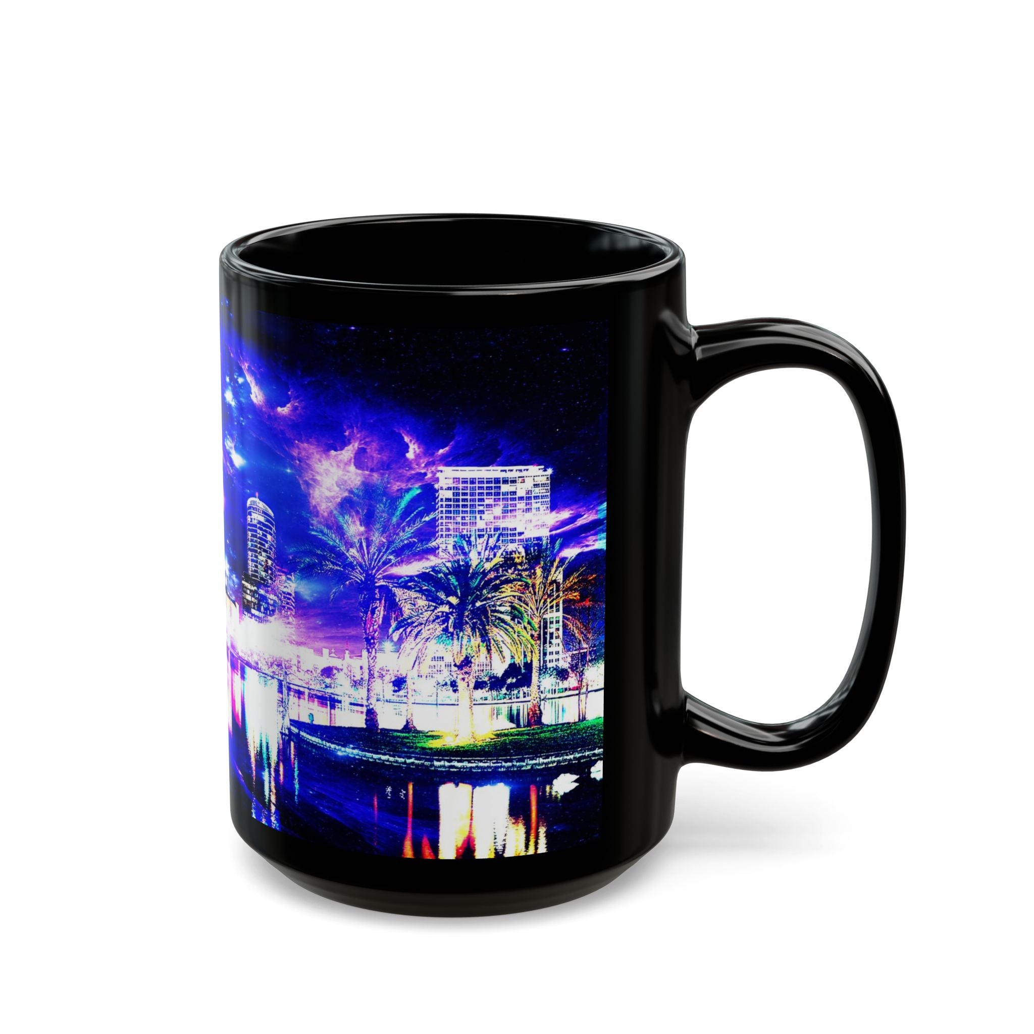 Amethyst Sapphire Orlando Dreams Black Mug