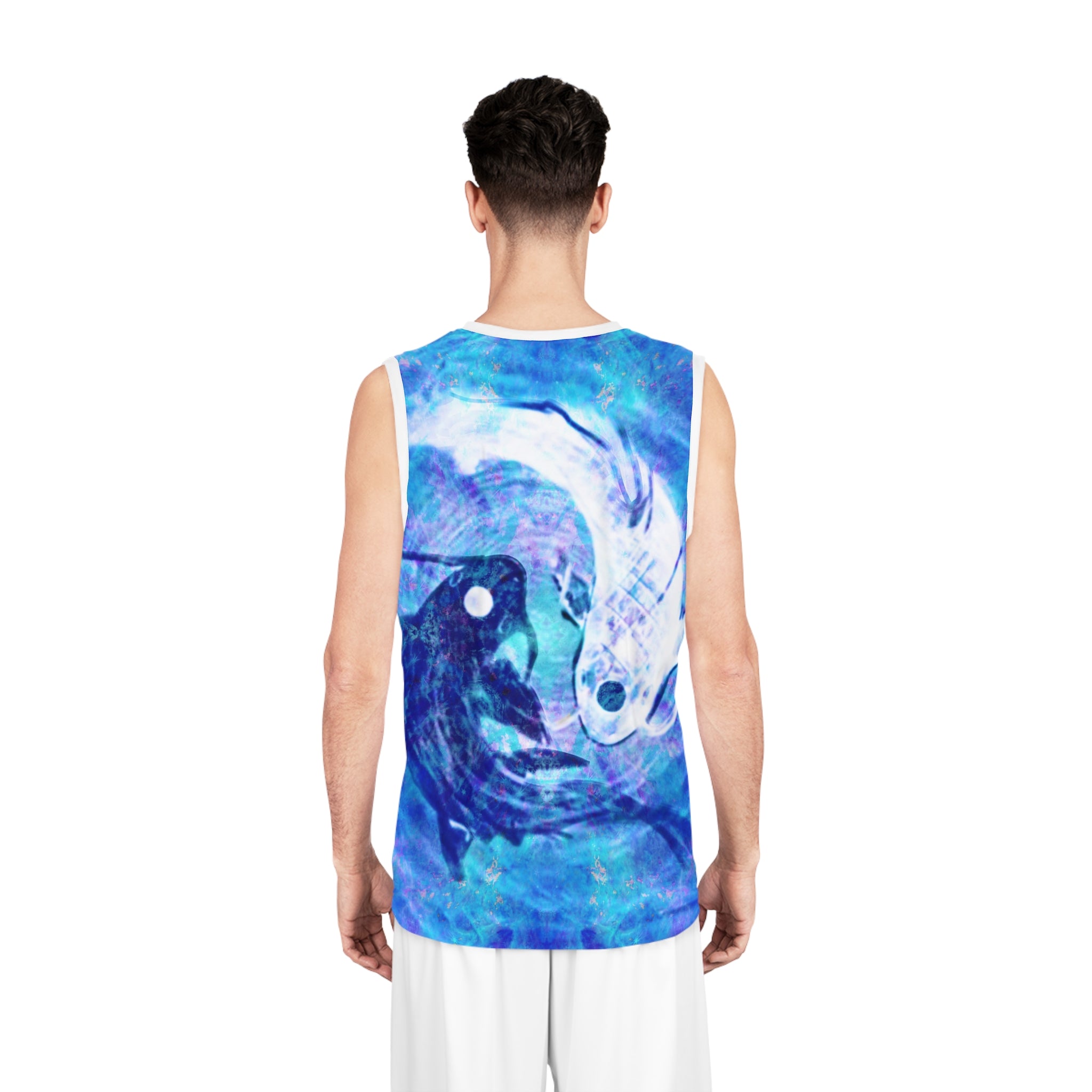 Amen Jin's Lotus Koi Desies Basketball Jersey